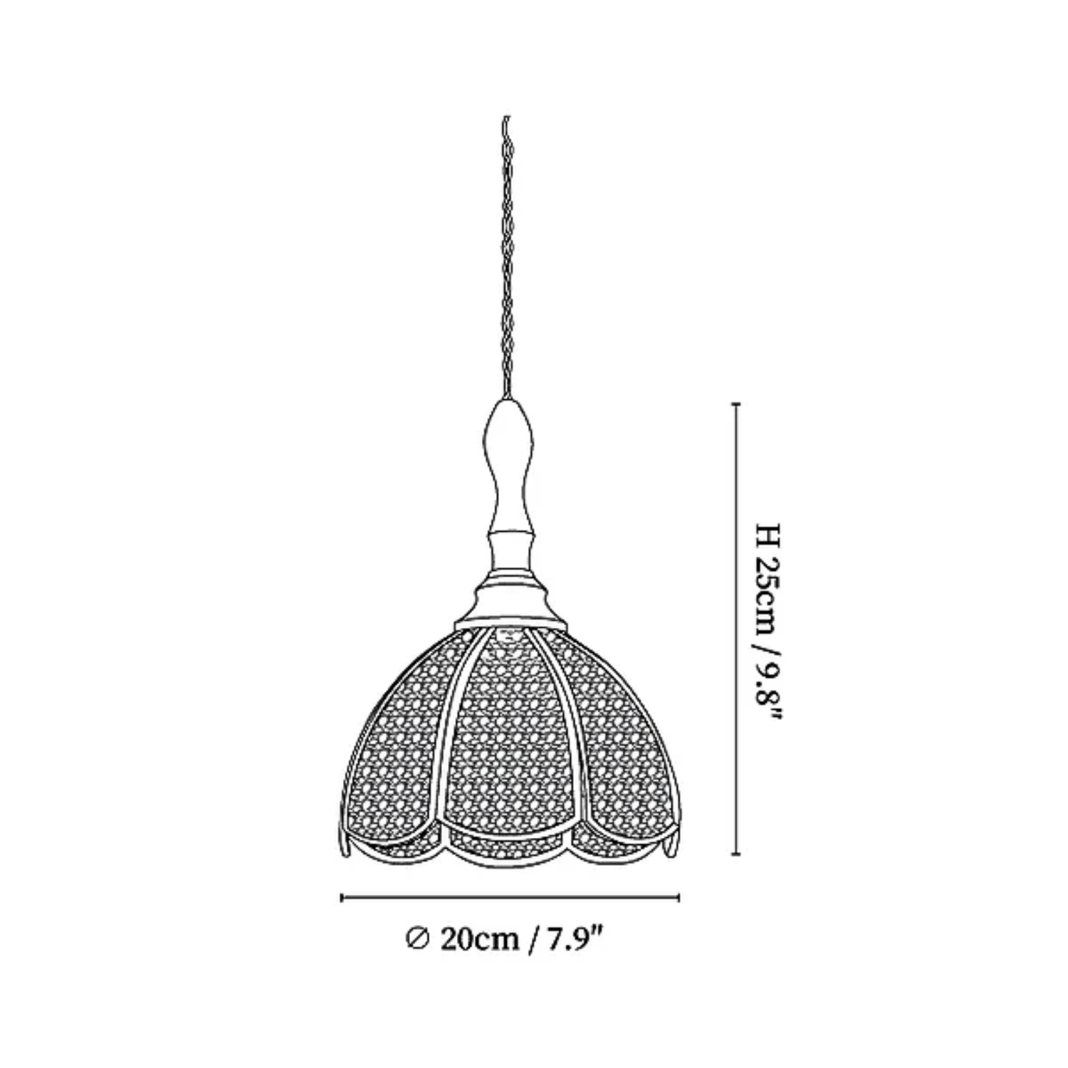 Forale Tiffany Pendant Light