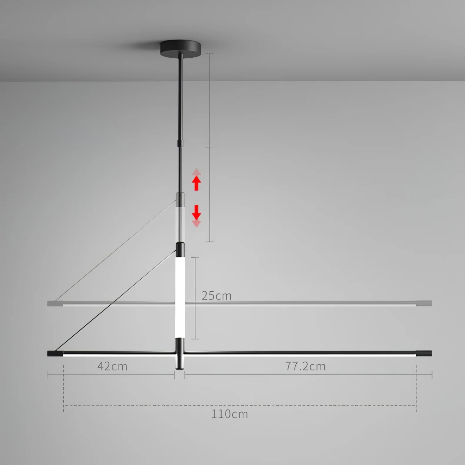 Renafy Linear Pendant Light
