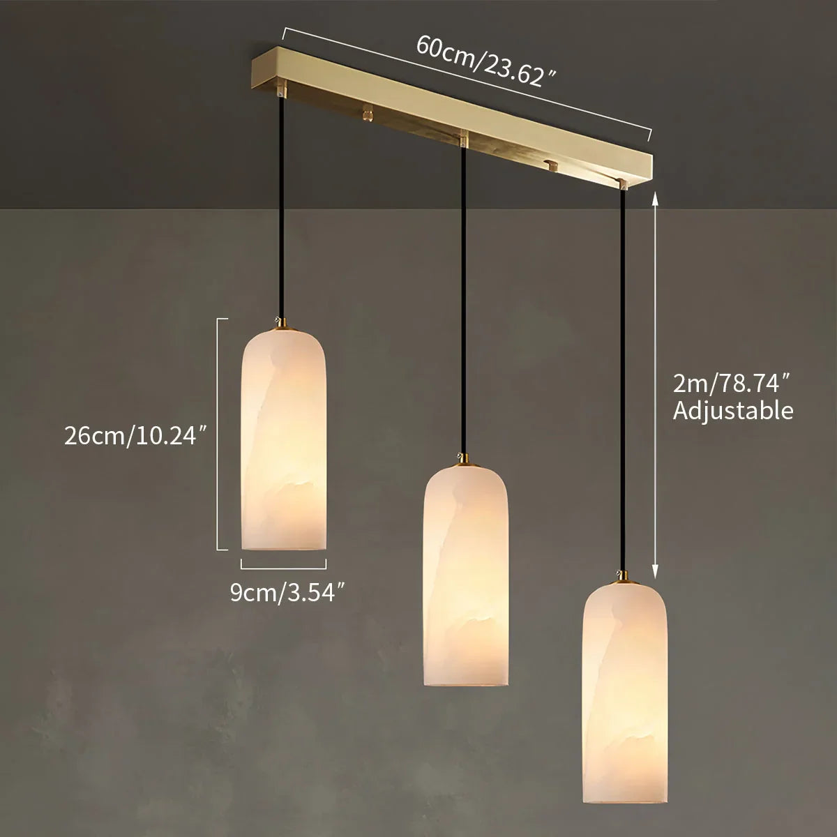 Ravilo Alabaster Pendant Light