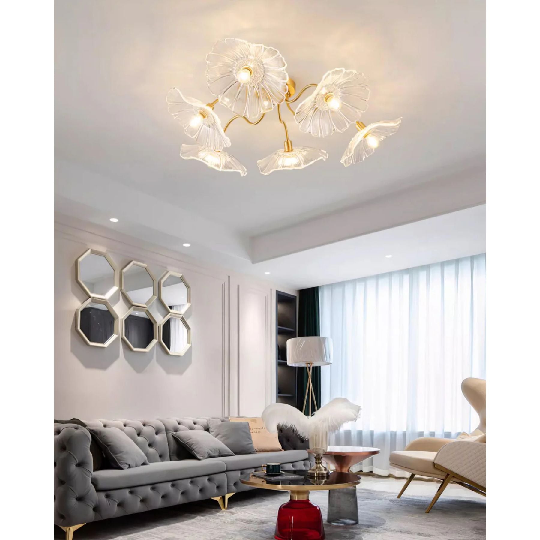 Ormenu Flower Ceiling Light