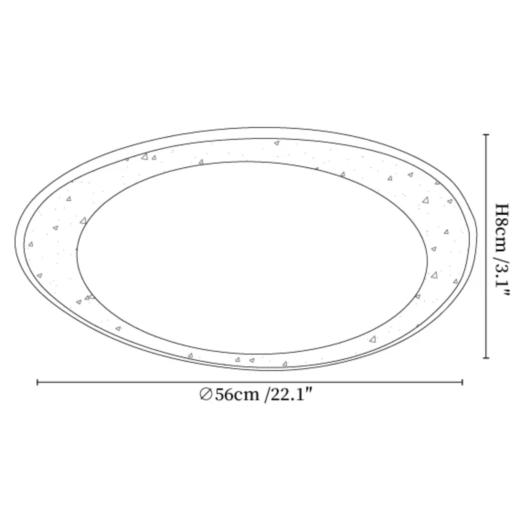 Fiolyn Leaf Natural Stone Ceiling Light