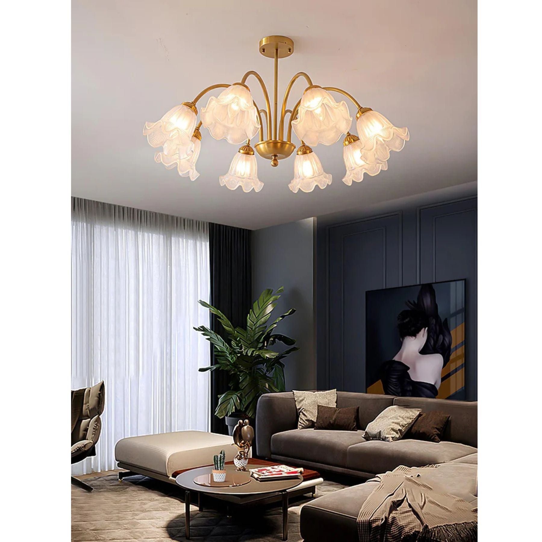 Jomeli Flower Ceiling Light