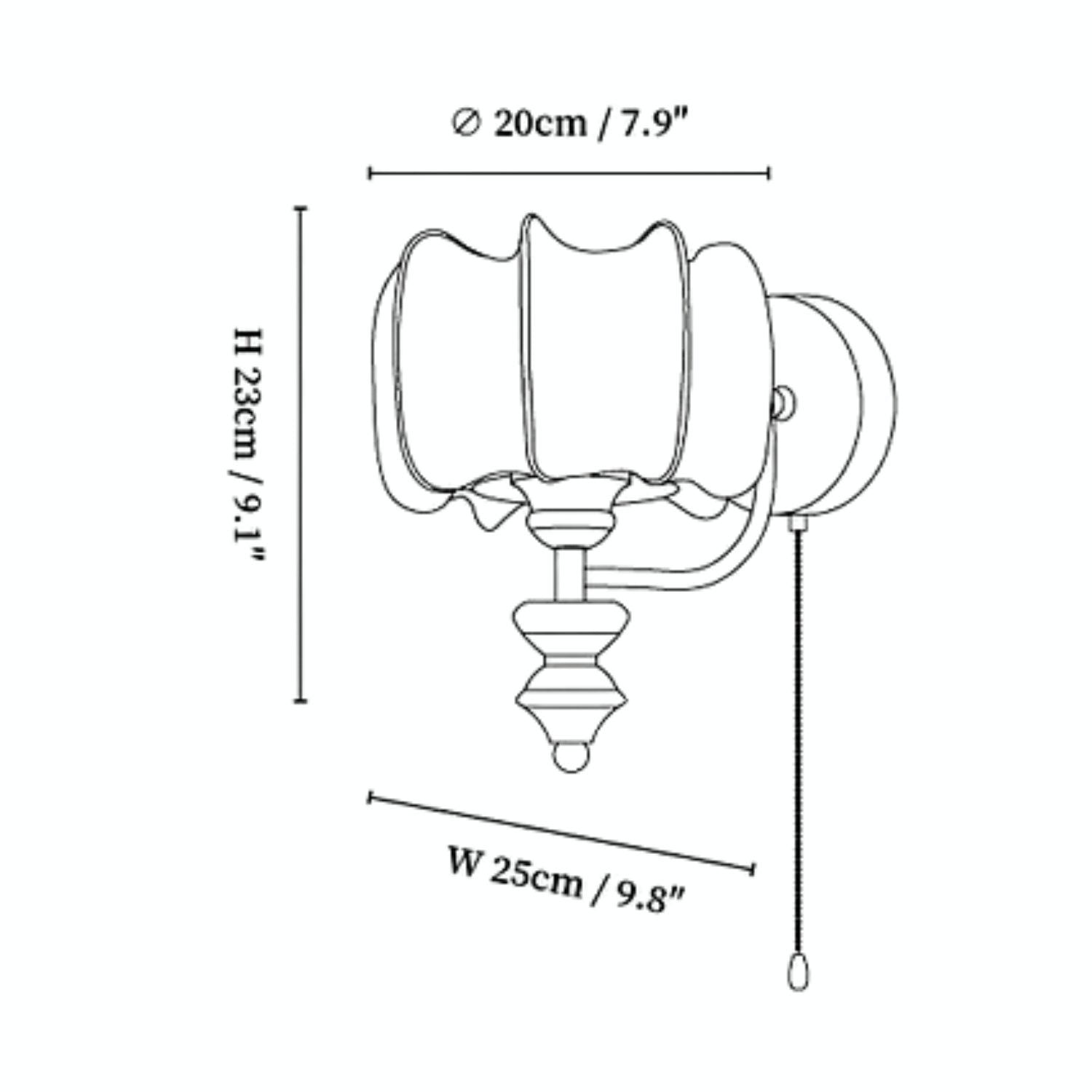 Claredo Wall Light