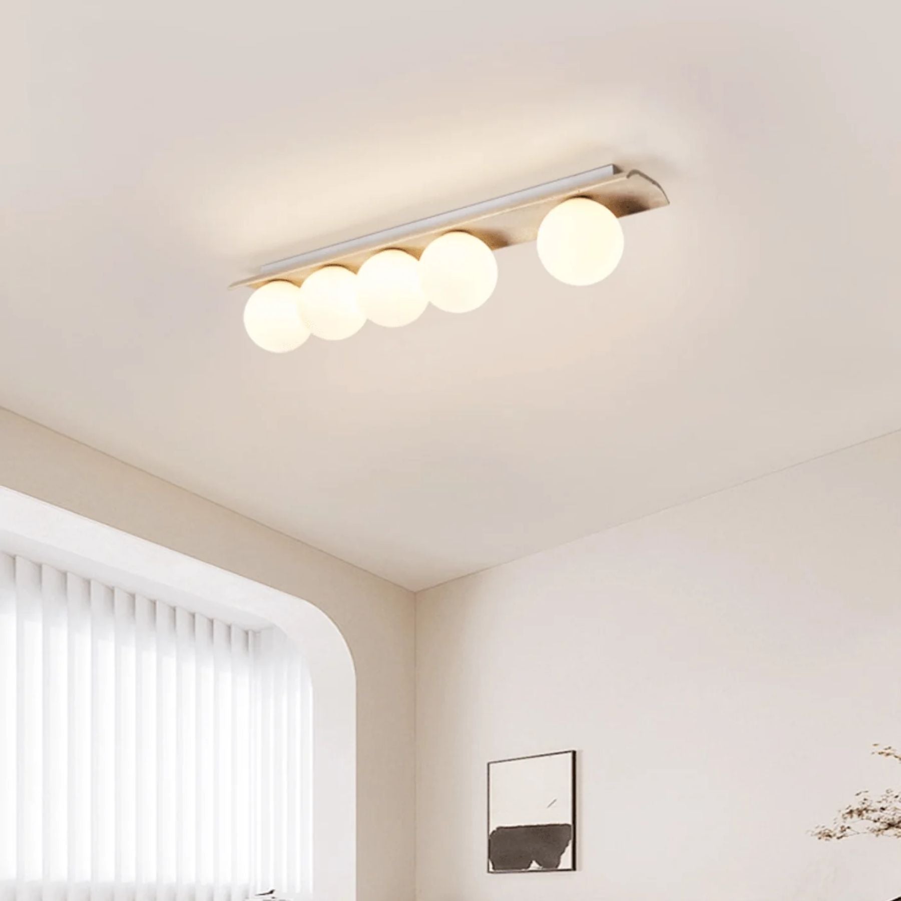 Moscoze Natural Stone Ceiling Light