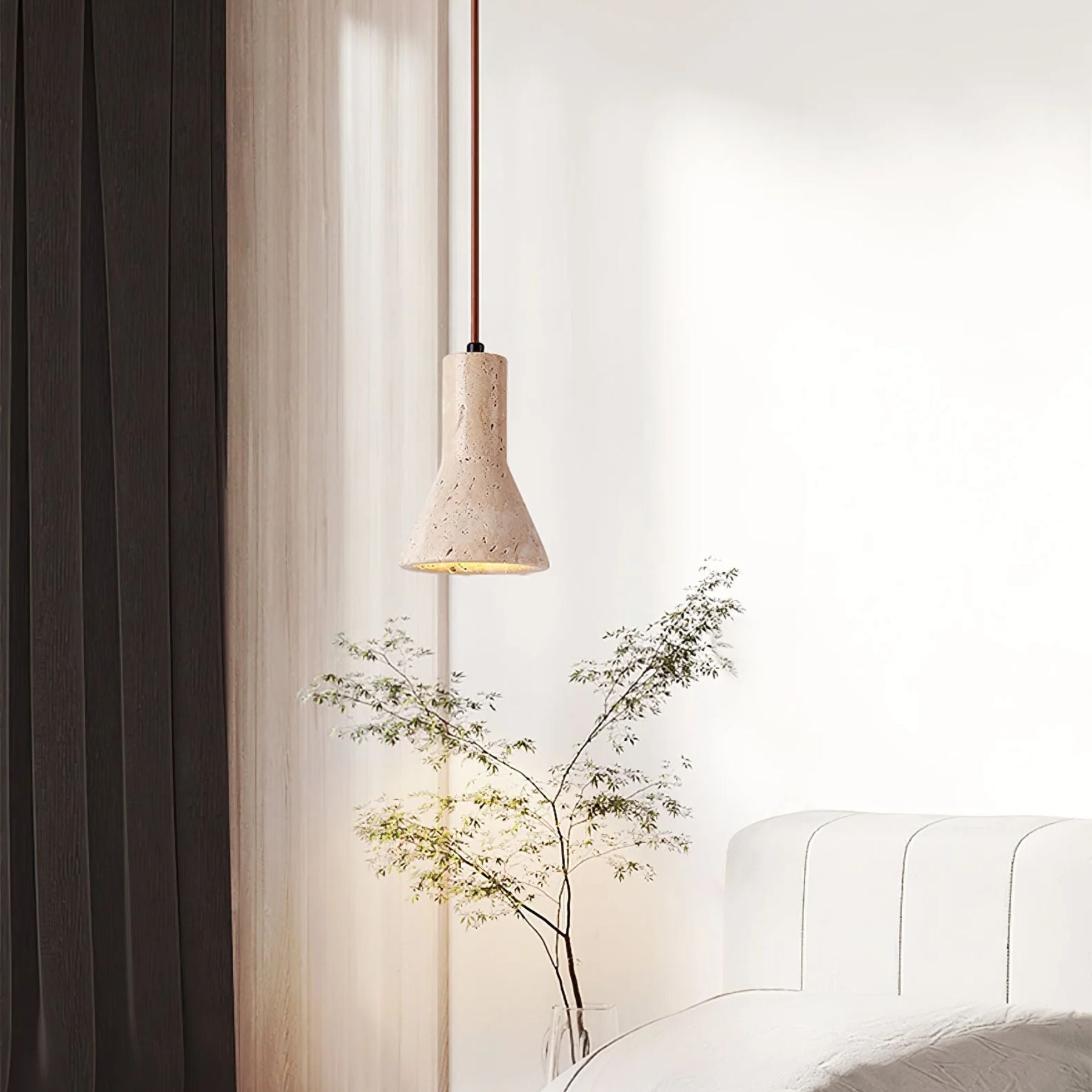 Aeremis Natural Stone Pendant Light