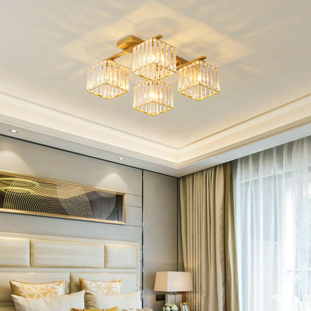 Arvix Crystal Ceiling Light