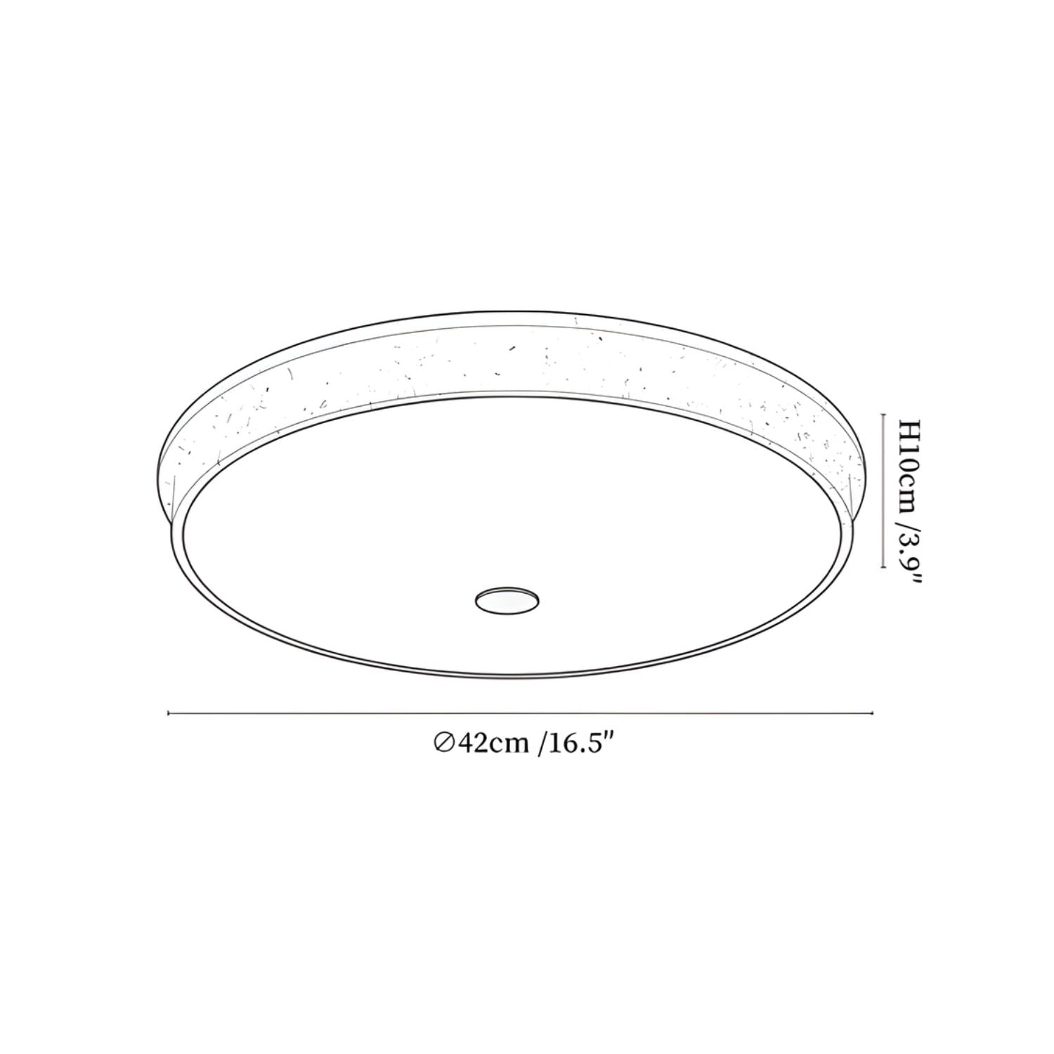 Zerpha Travertine Ceiling Light