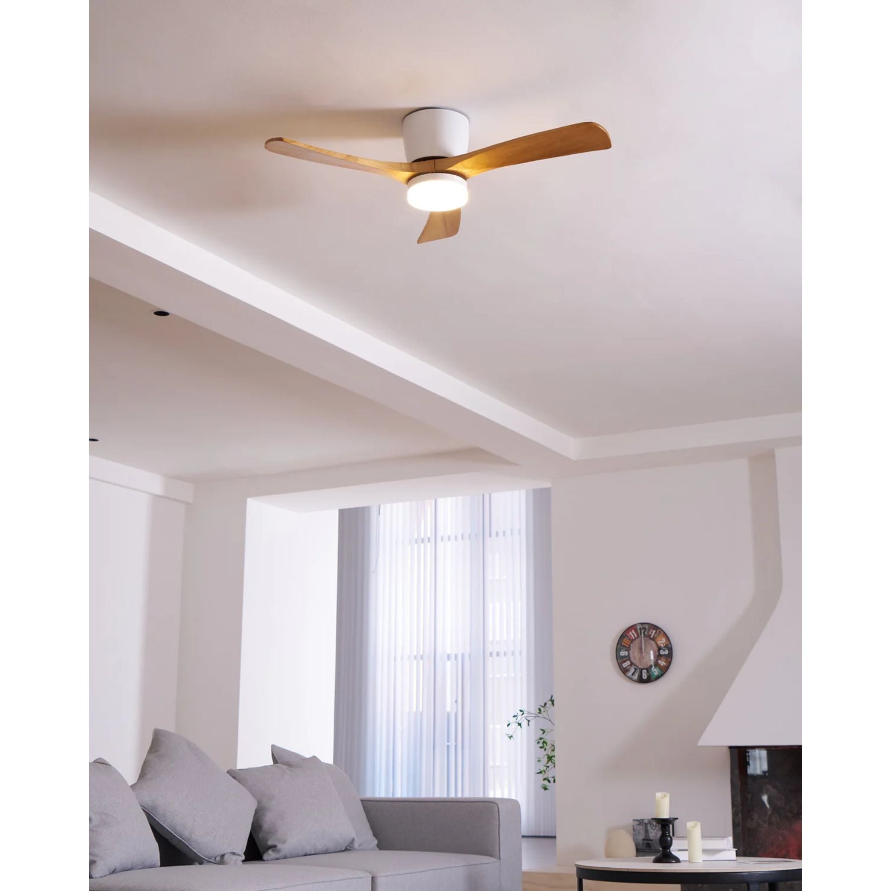 Lyio Wooden LED Ceiling Fan