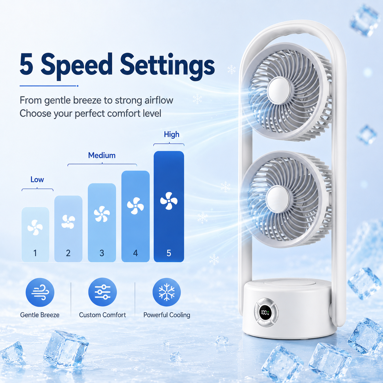 Freezio Tower Fan