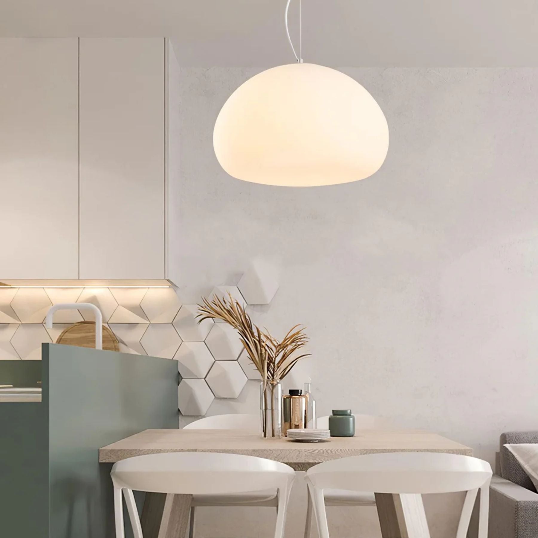 Bunsteal Japandi Style Pendant Light