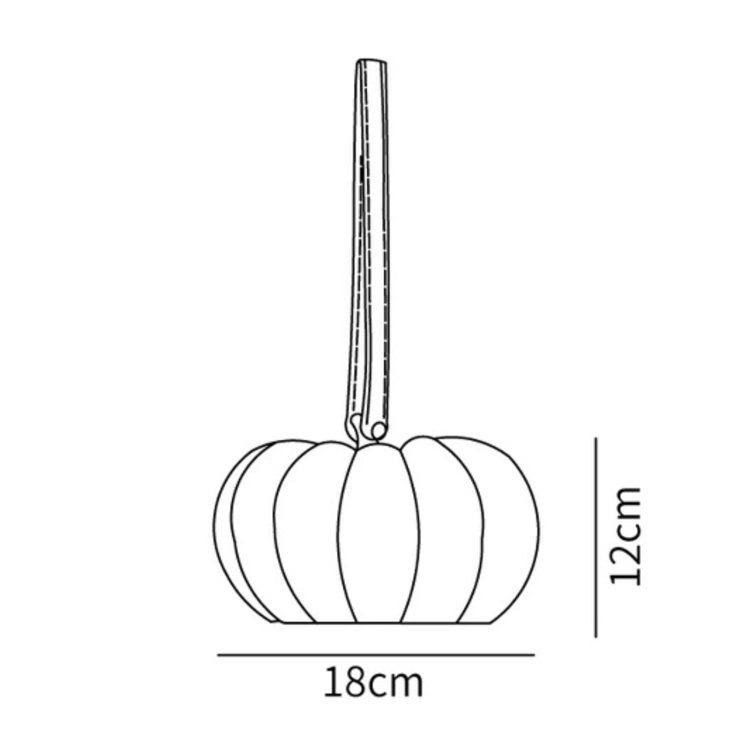 Pompus Pumpkin Portable Table Lamp