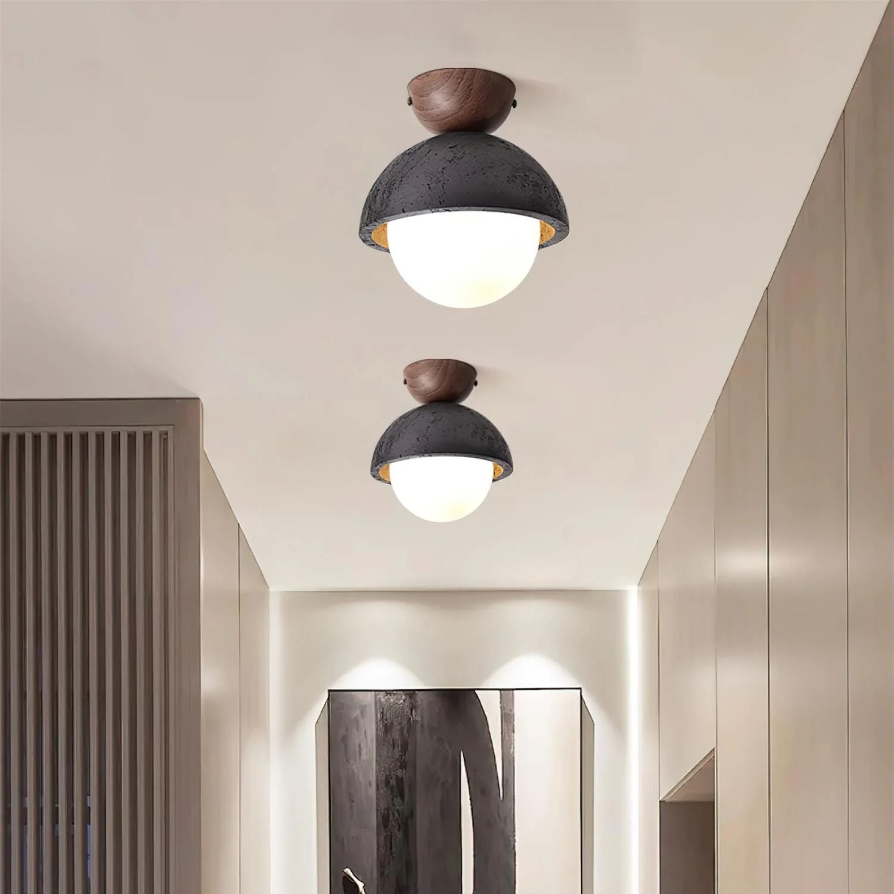 Maspo Natural Stone Ceiling Light