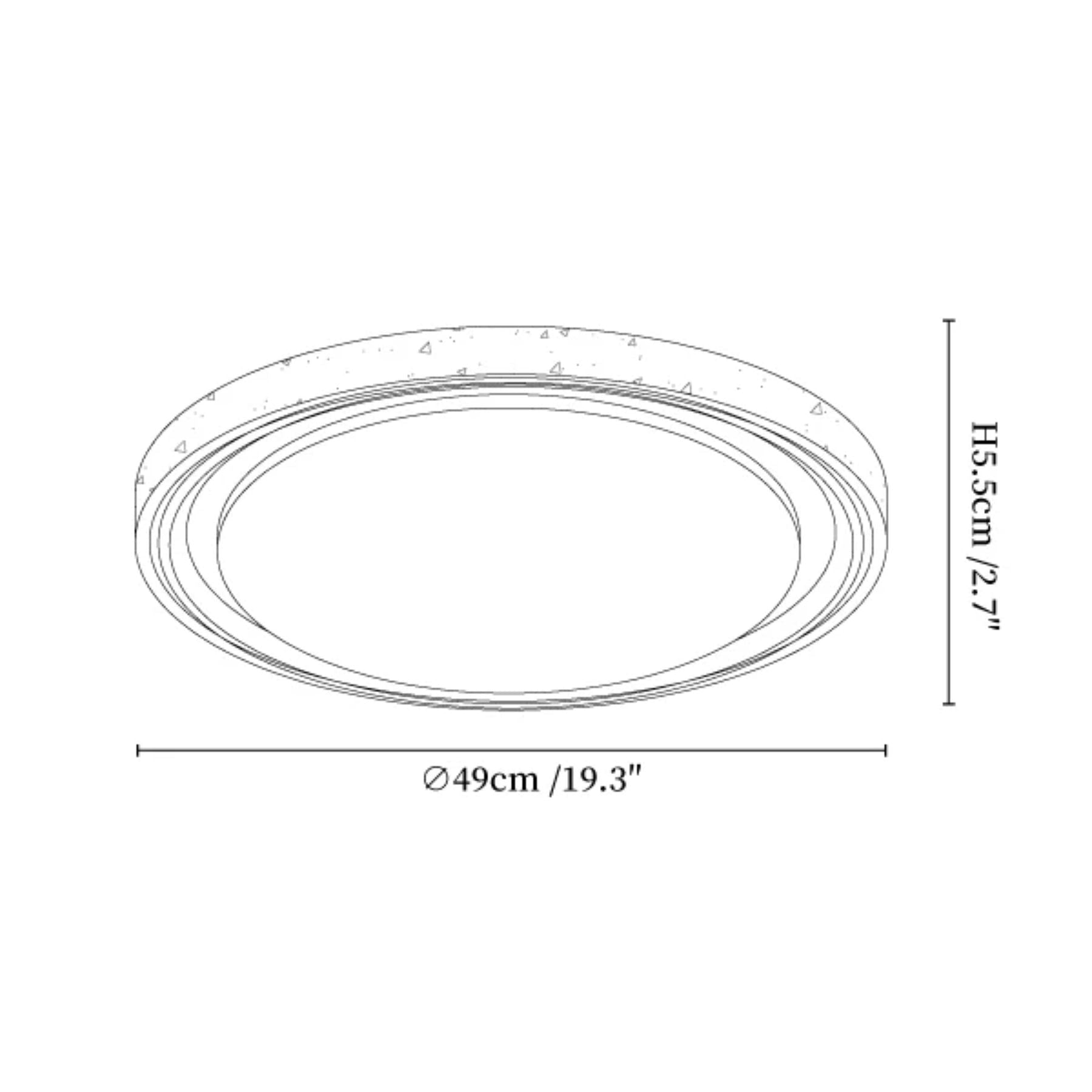 Telmalun Natural Stone Ceiling Light
