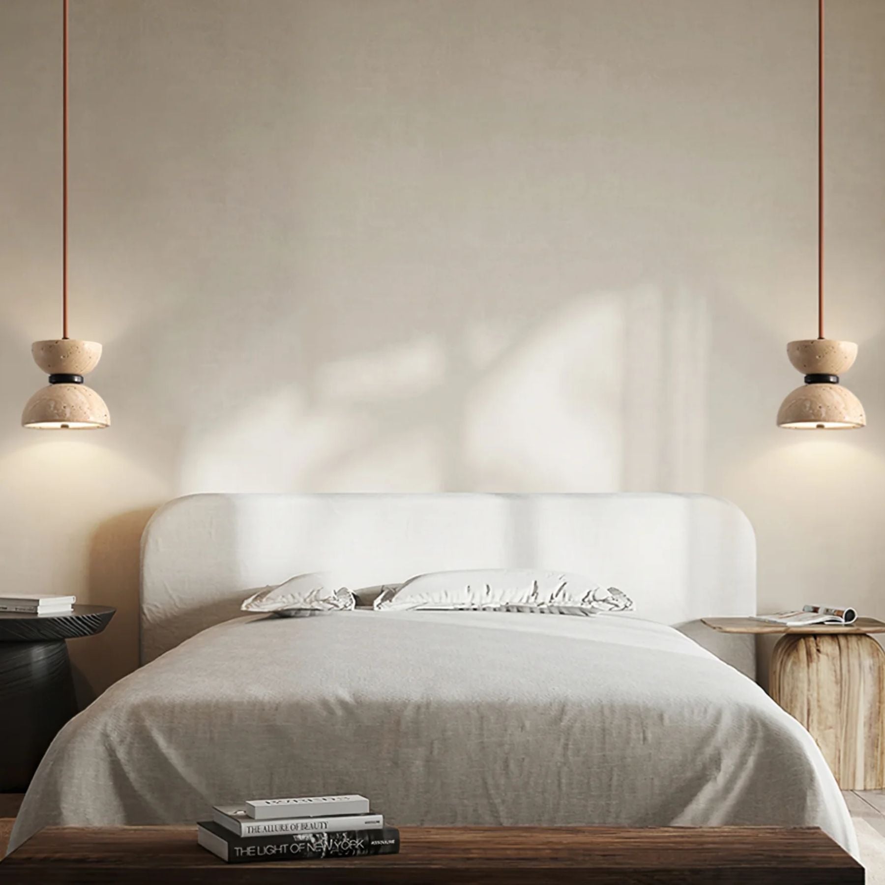 Jeleva Travertine Pendant Light