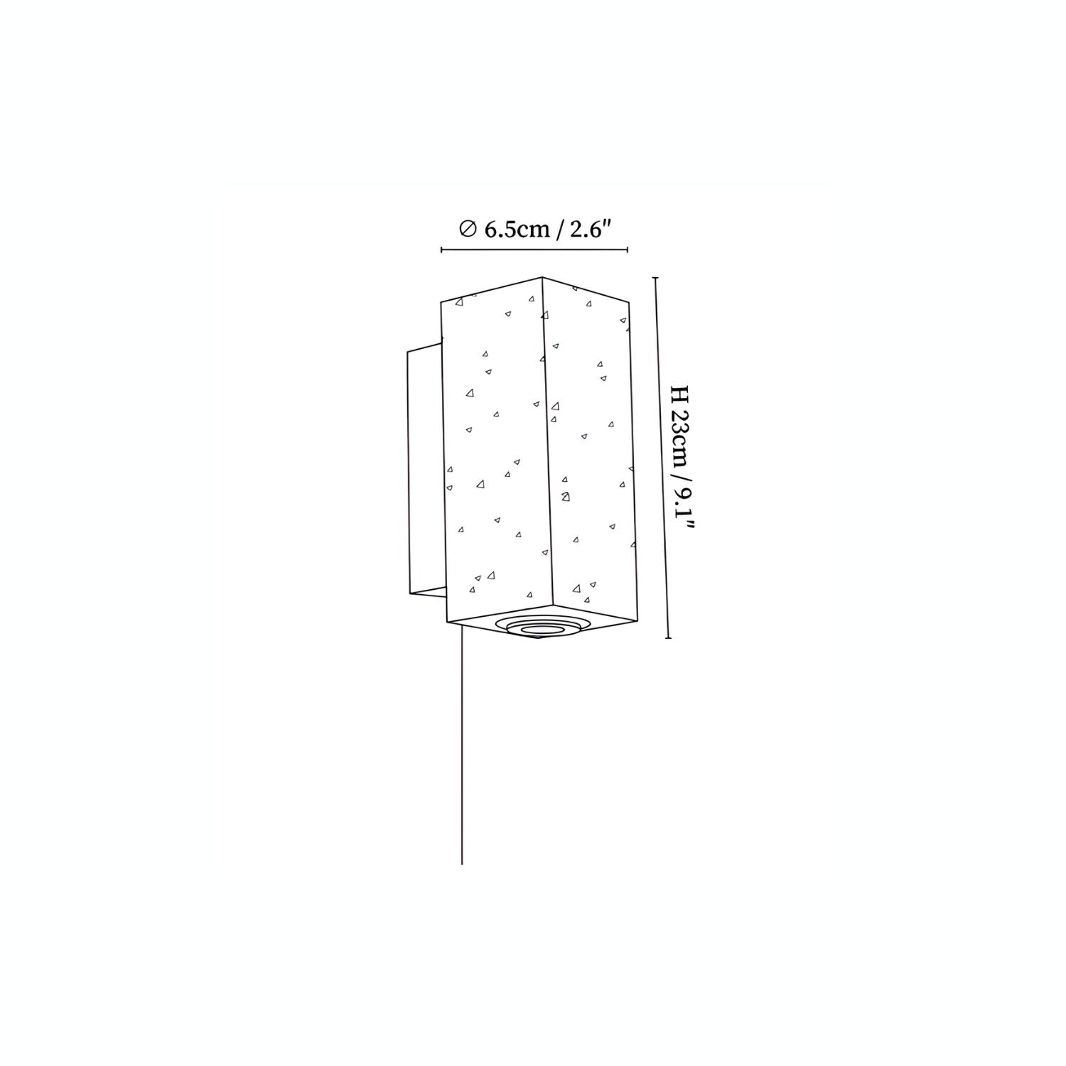 Belon Travertine Wall Light
