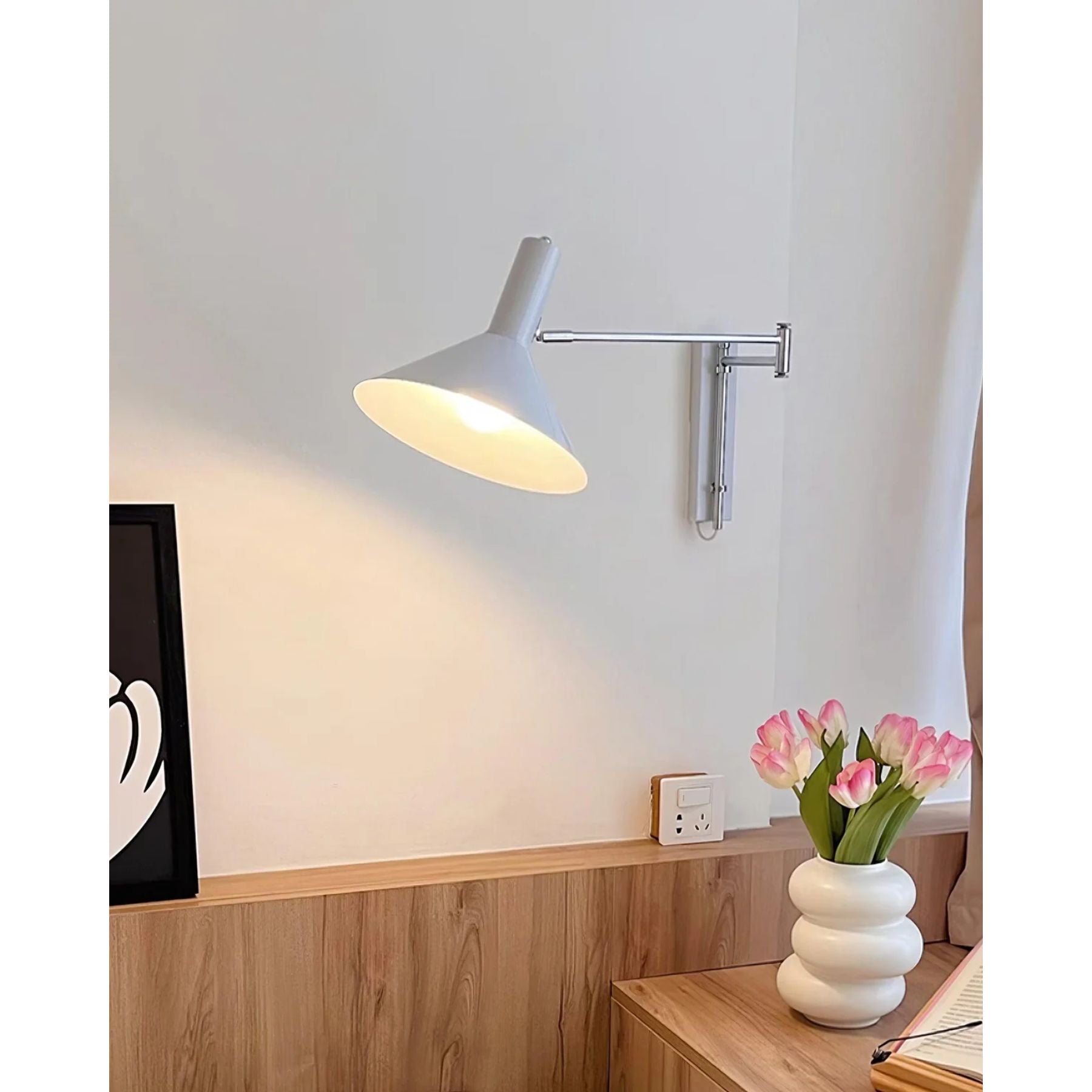 Azelio Plug In Wall Light