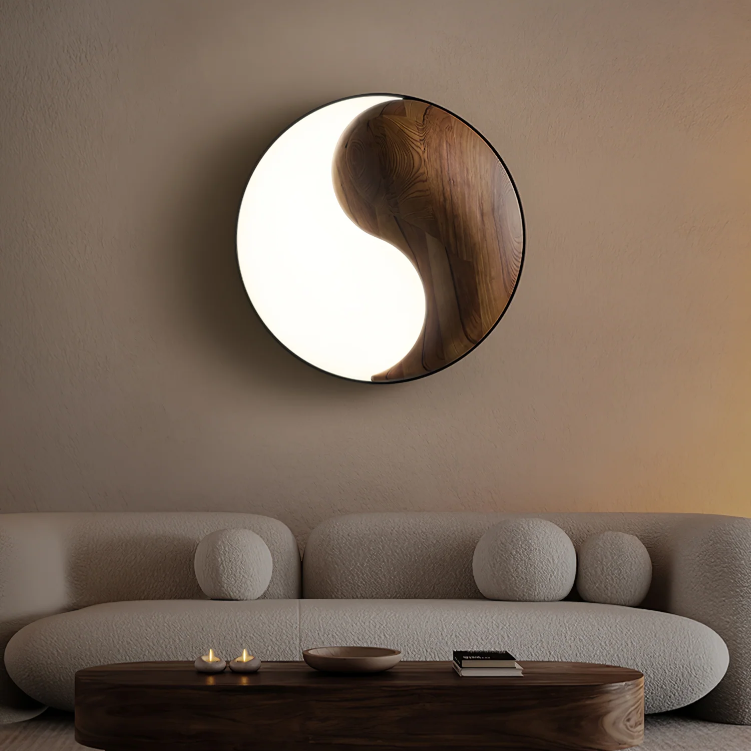YinYang Design Ceiling Light