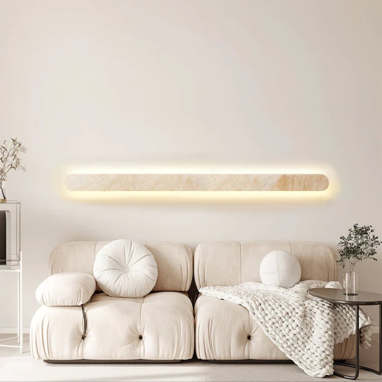 Leiyva Natural Stone Wall Light