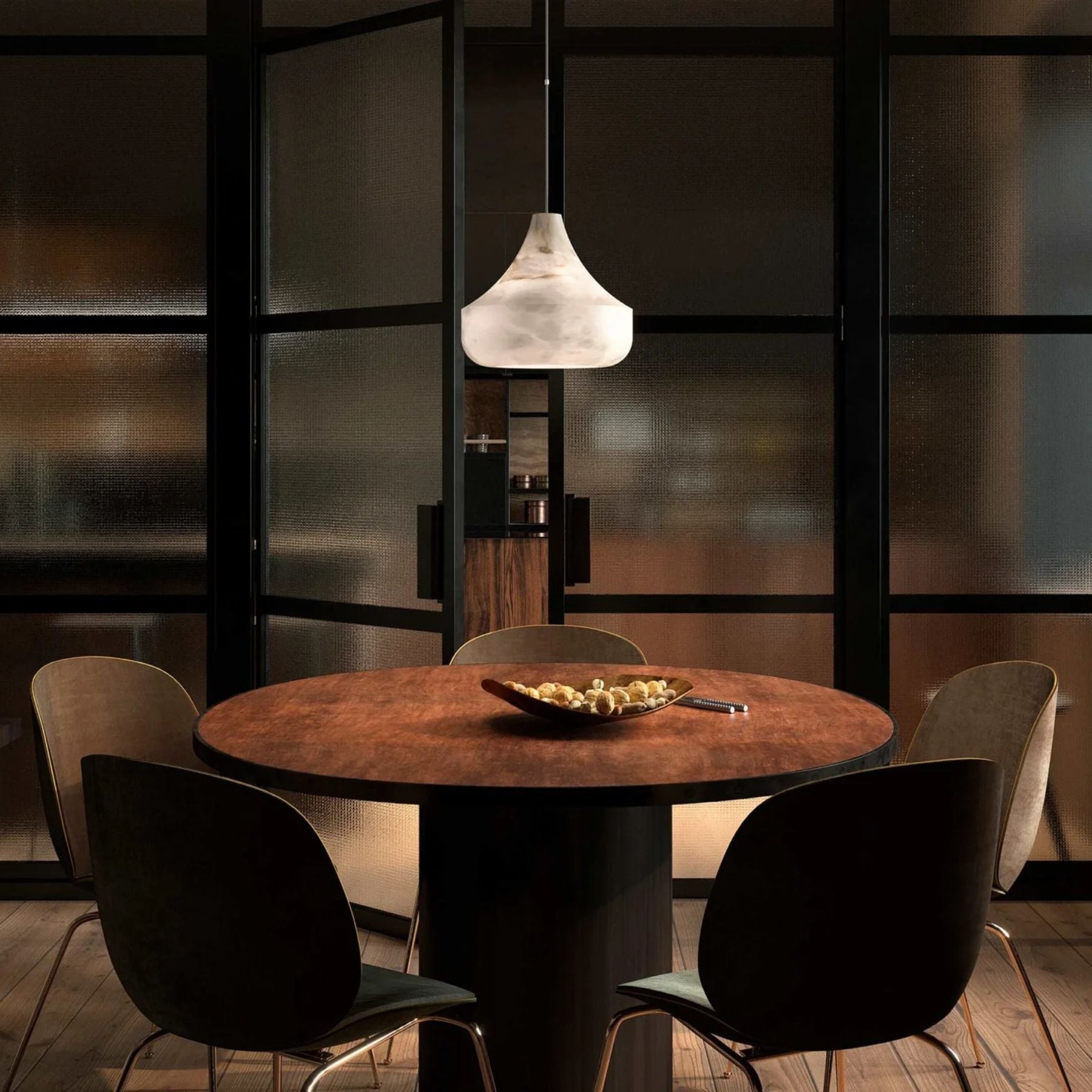 Venyl Alabaster Pendant Light