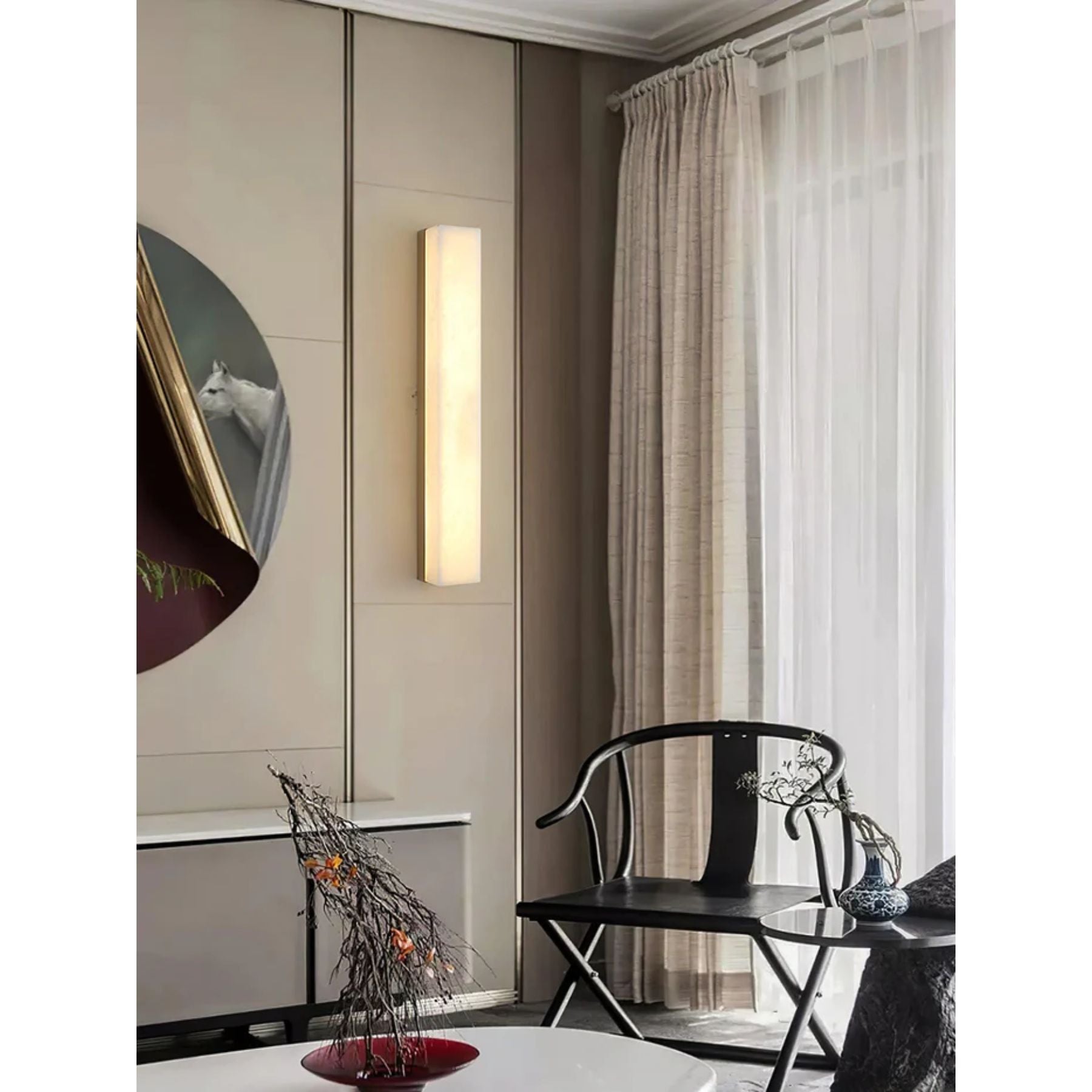 Lureya Alabaster Wall Light