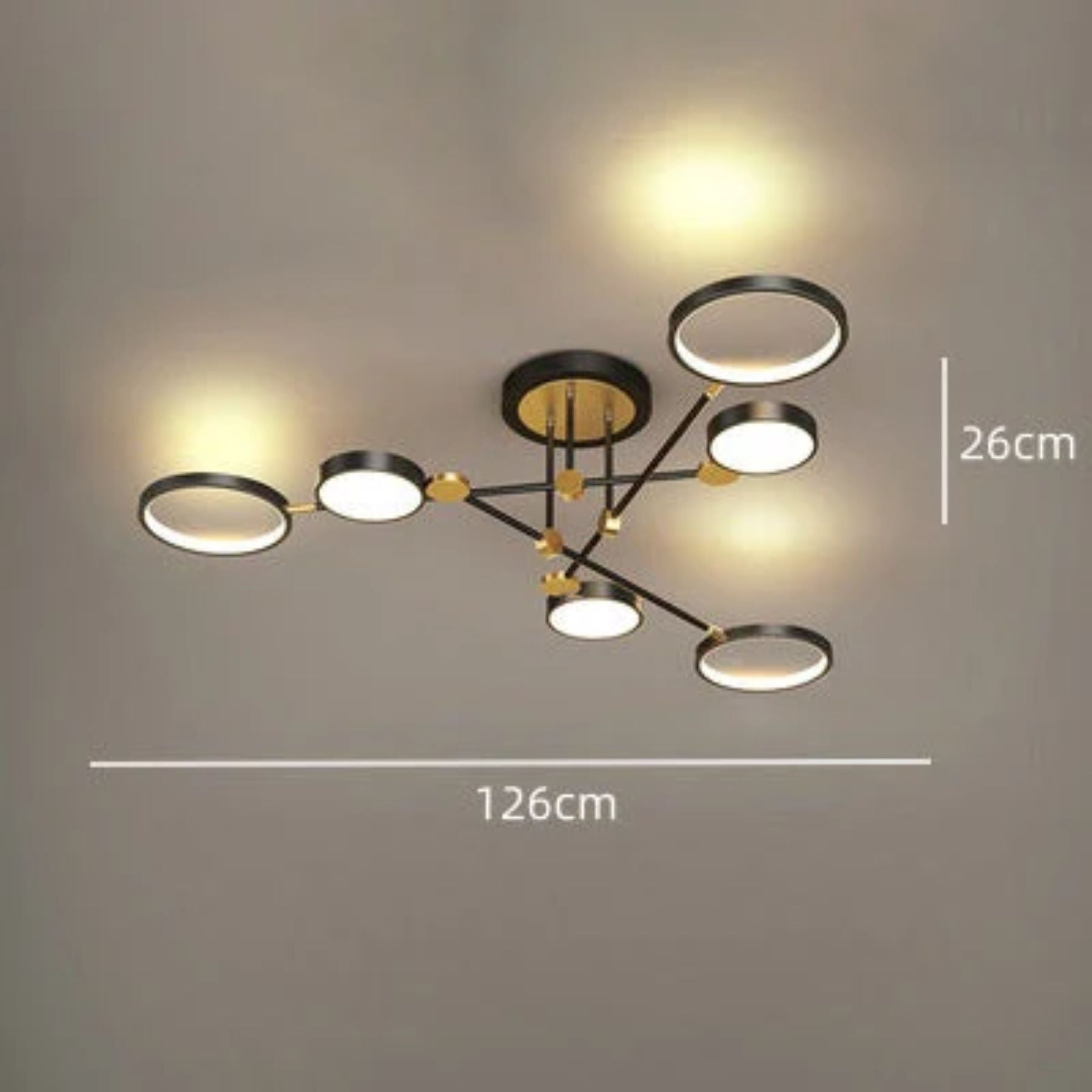 Zilzeno Ringdesign Ceiling Light