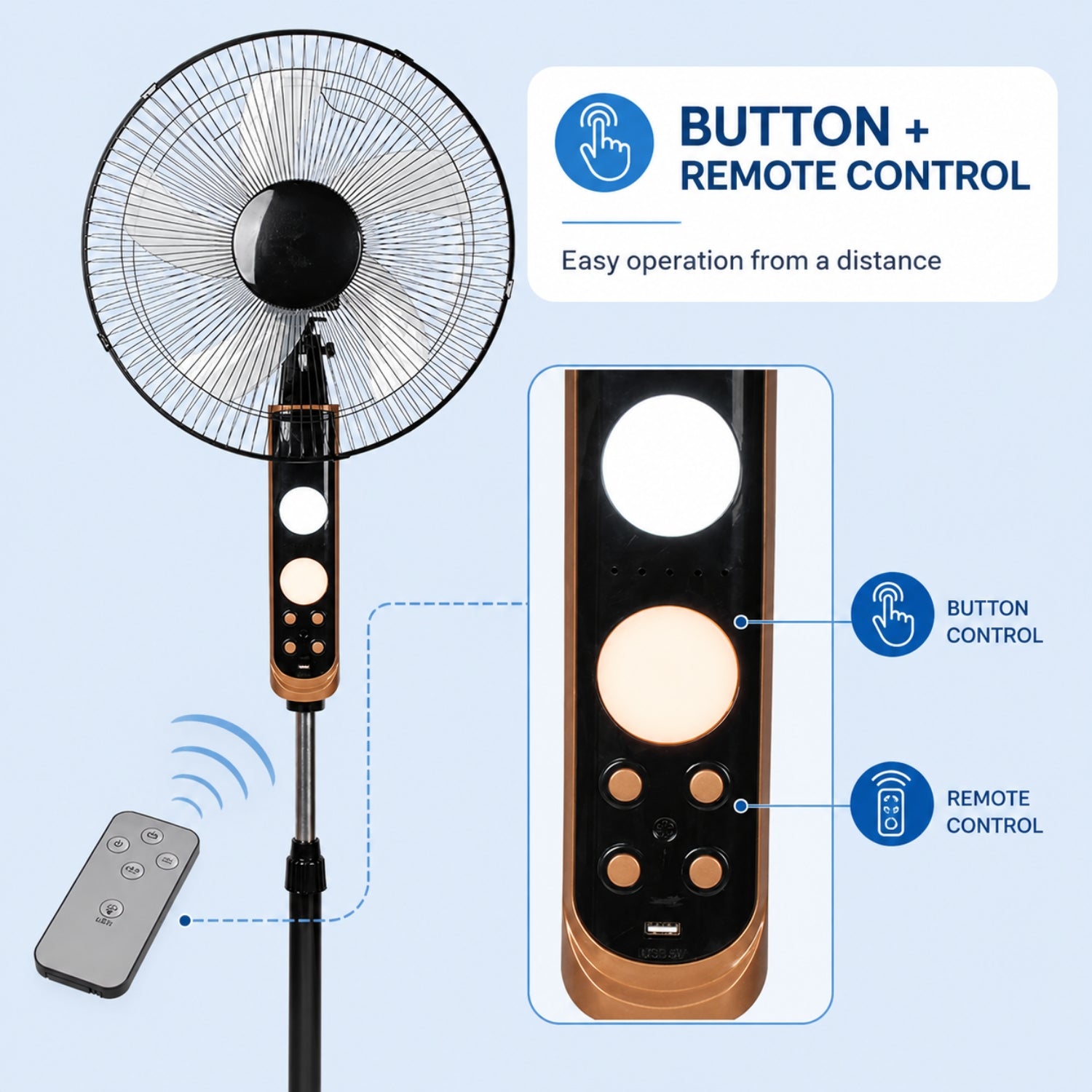 Halmin Standing Fan