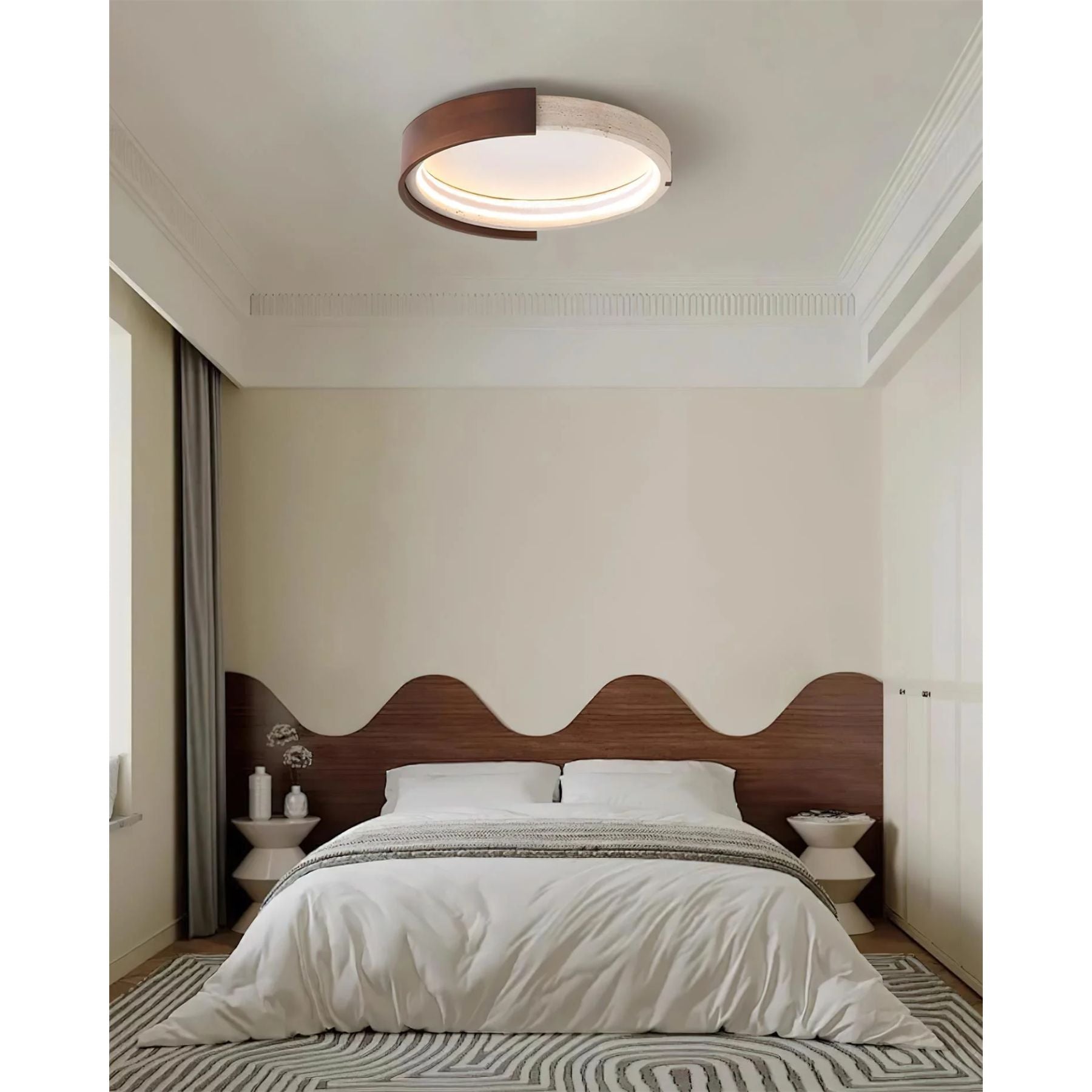 Cireqon Natural Stone Ceiling Light