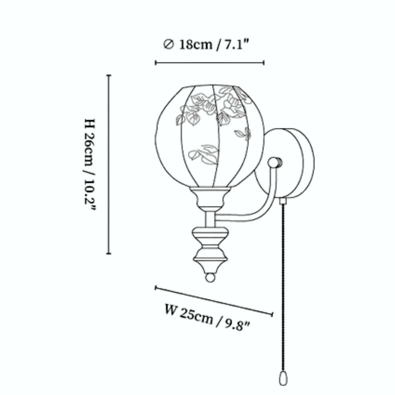 Claredo Wall Light