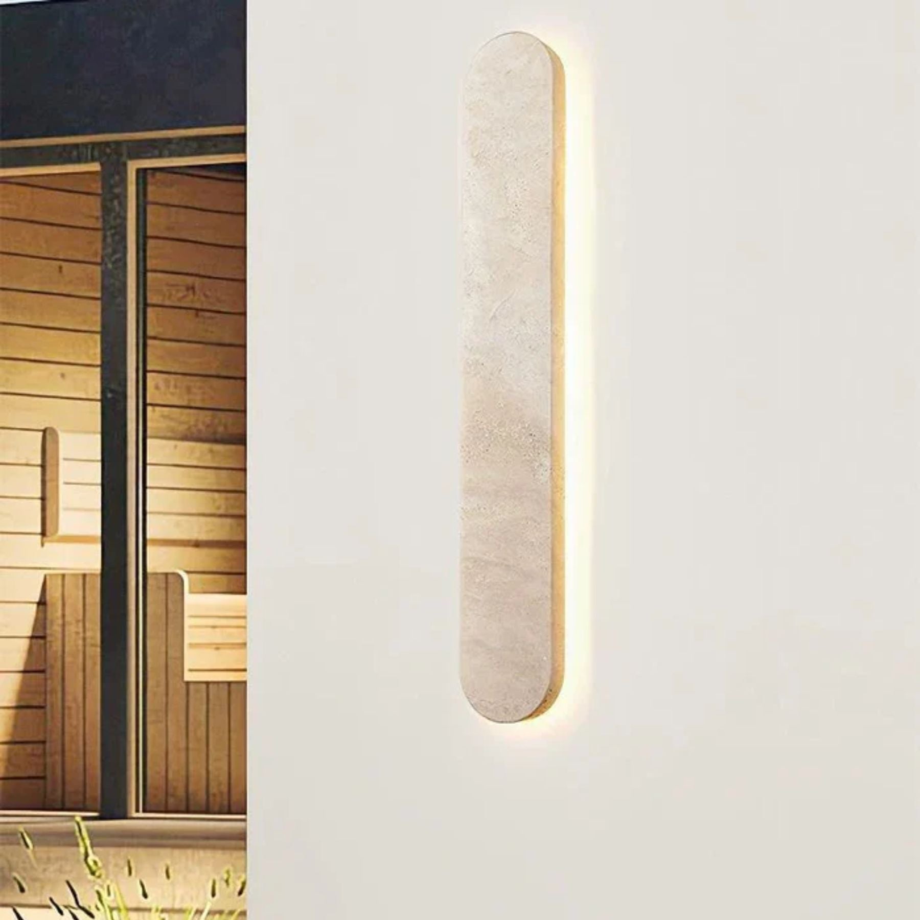 Luzora Natural Stone Wall Light