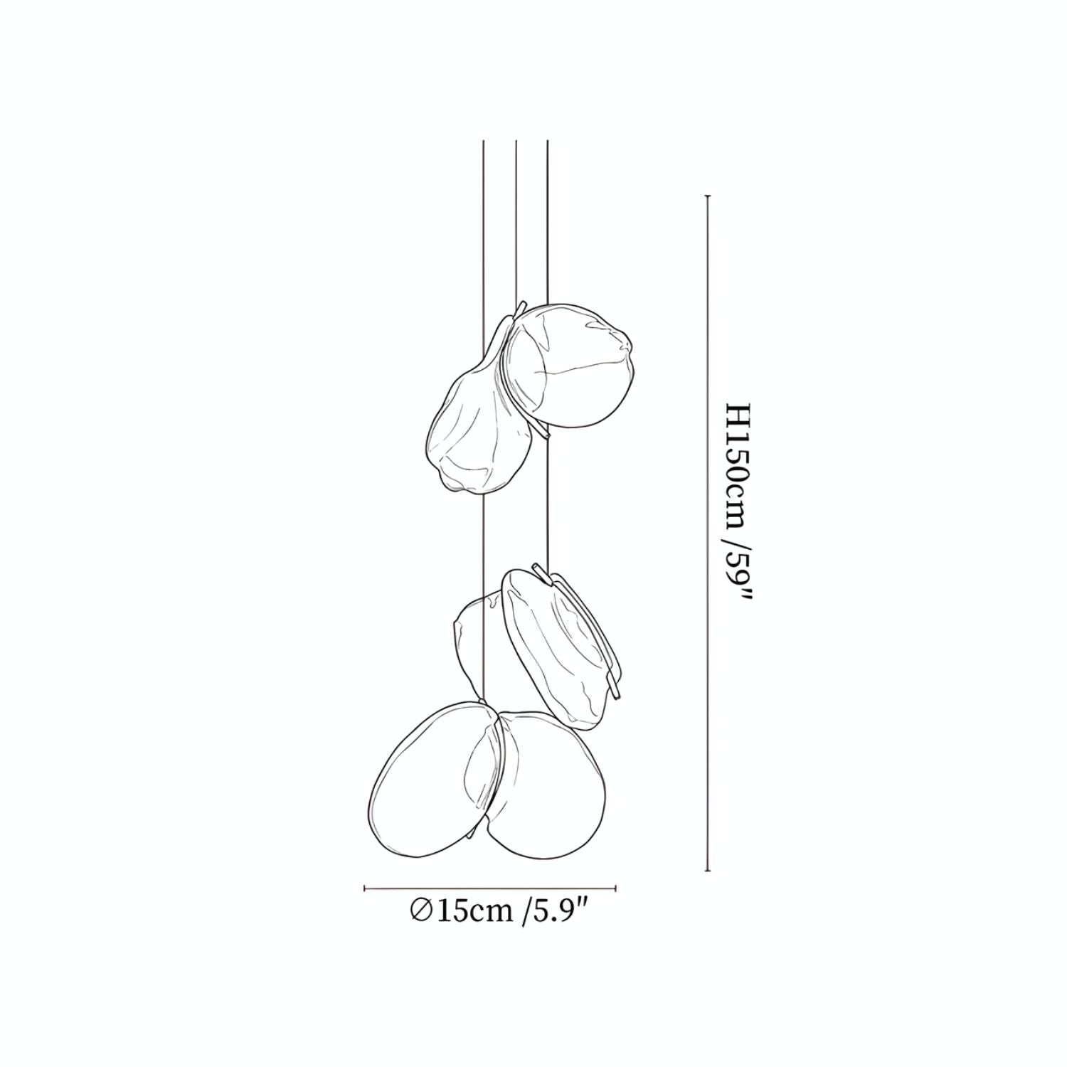 Duplet Glass Pendant Light