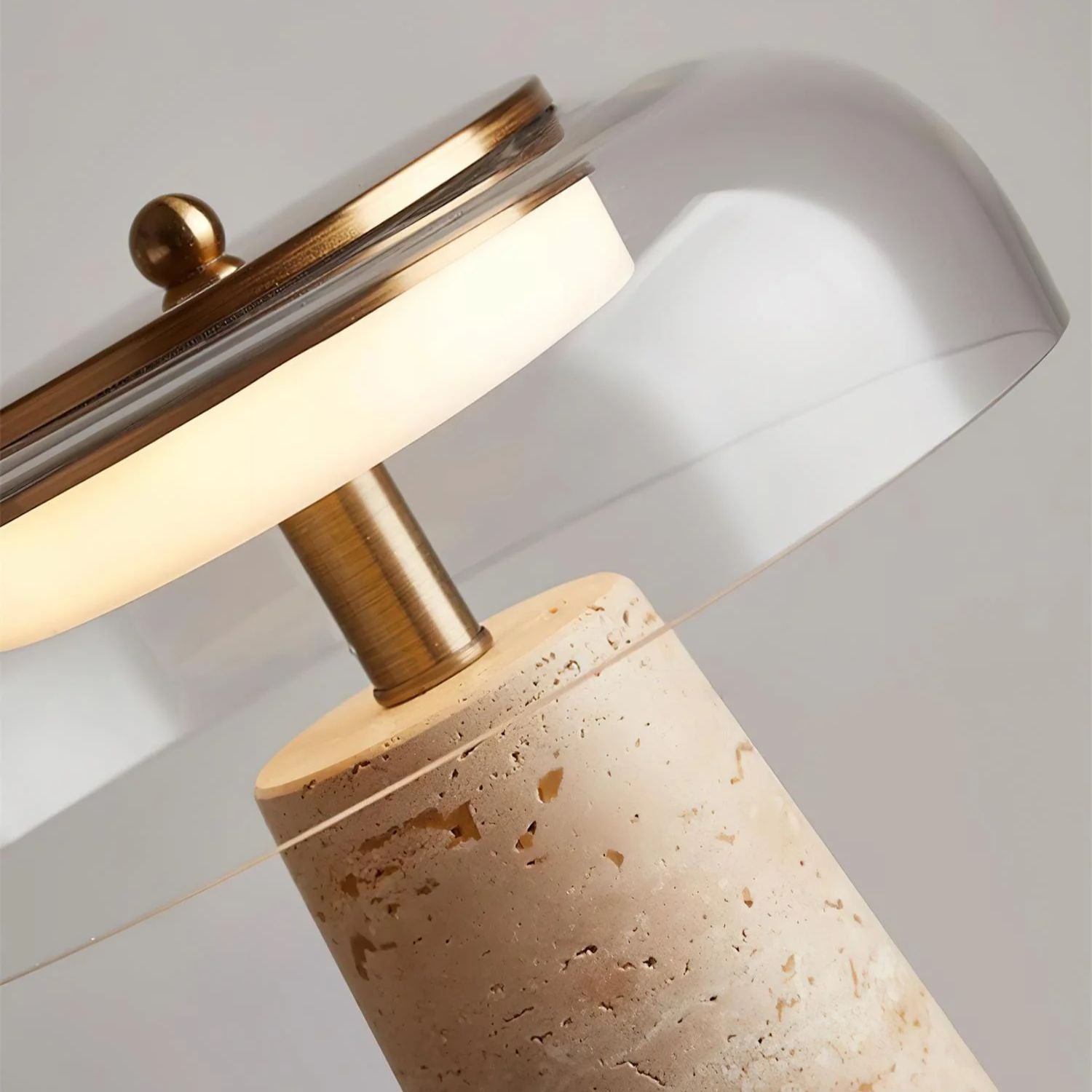 Demsa Travertine Table Lamp