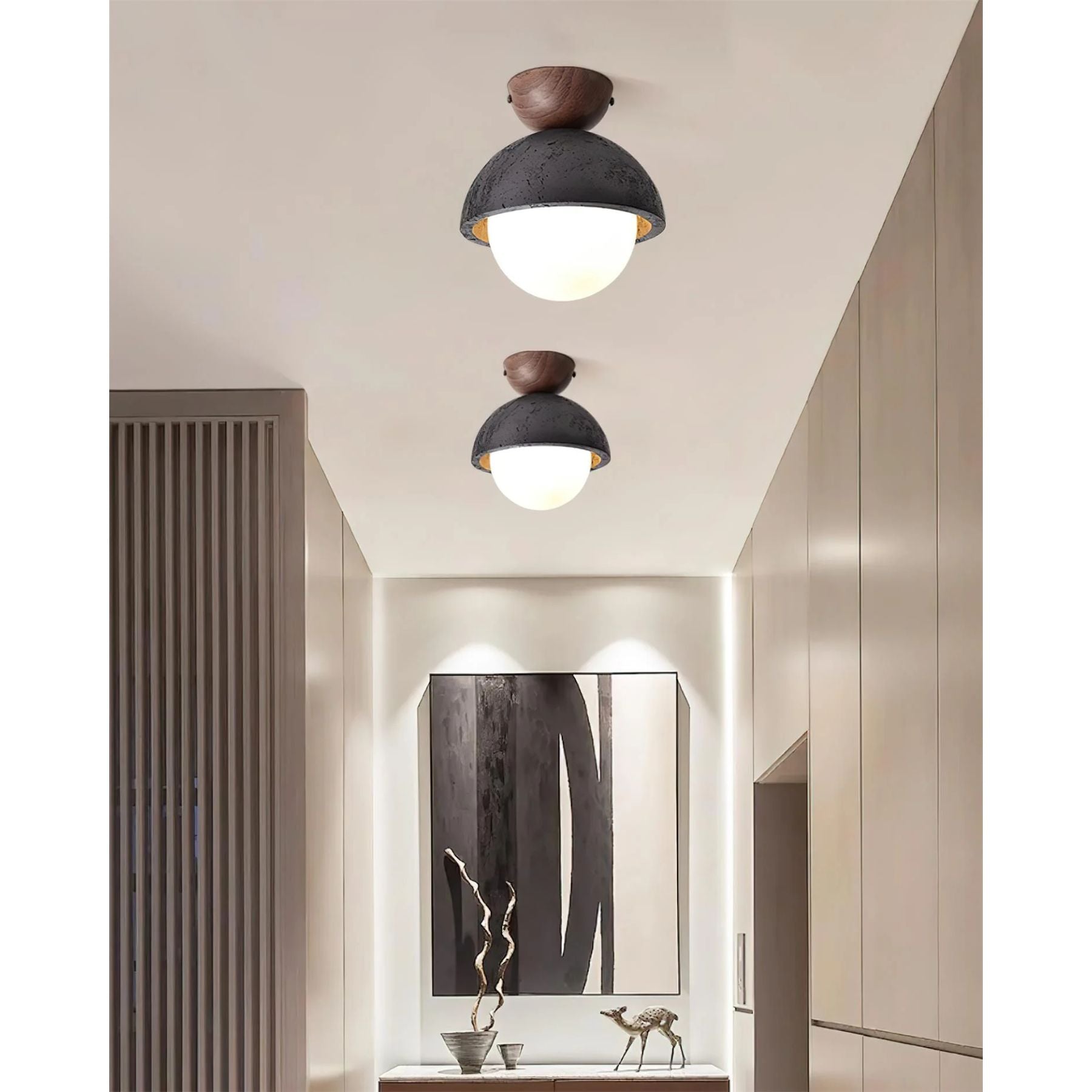 Maspo Natural Stone Ceiling Light