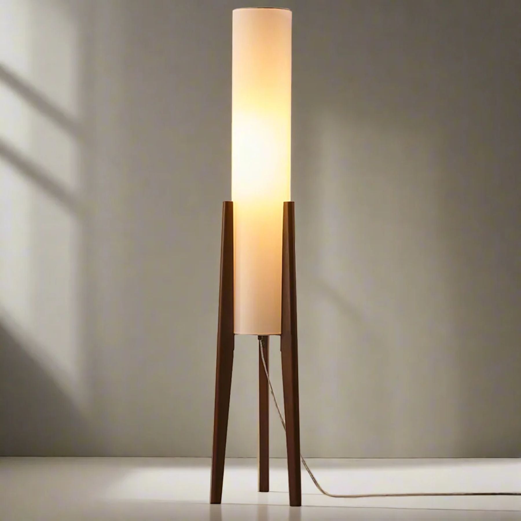 Maleso Wooden Floor Lamp