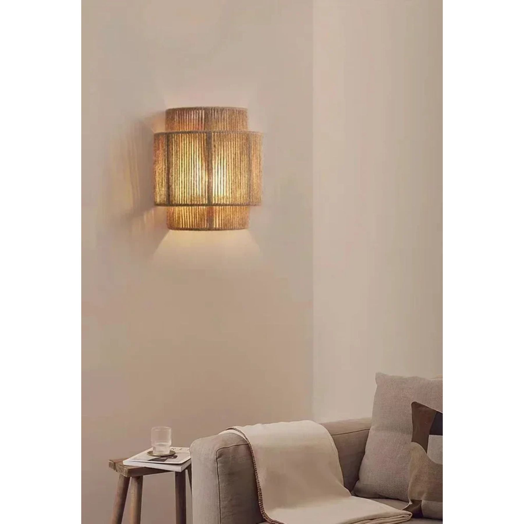 Ozu Hemp Rope Wall Light
