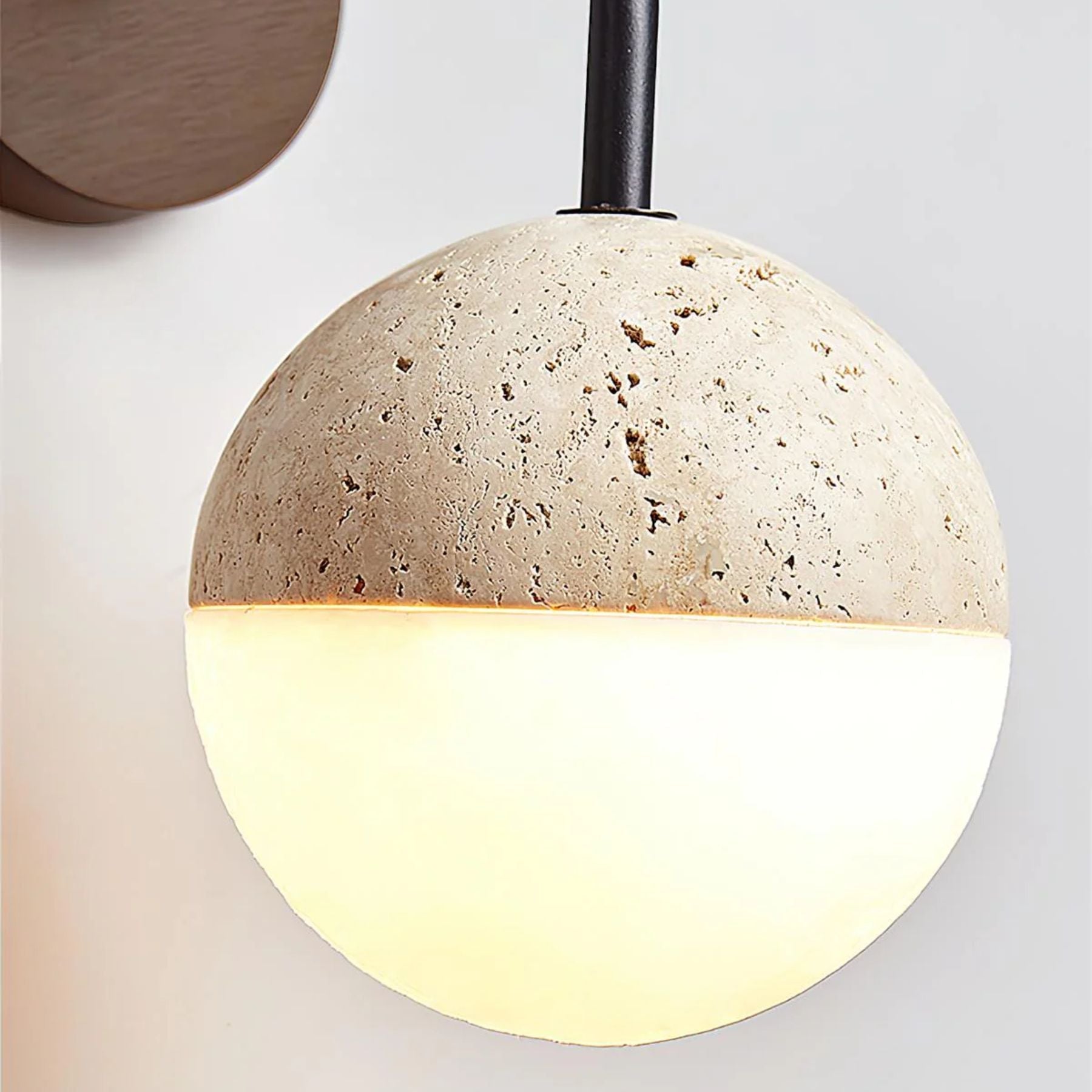 Boilin Natural Stone Wall Light