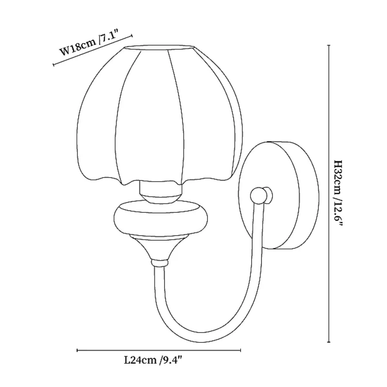 Fomazy Wall Light