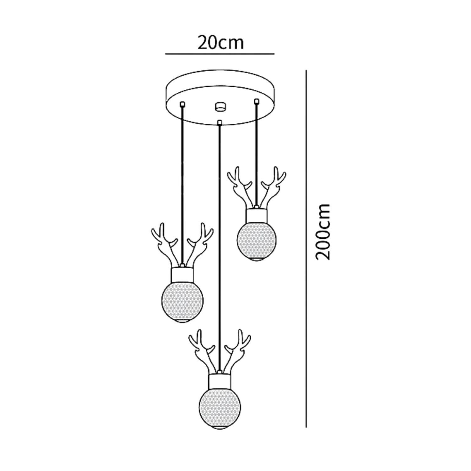 Gewei Pendant Light