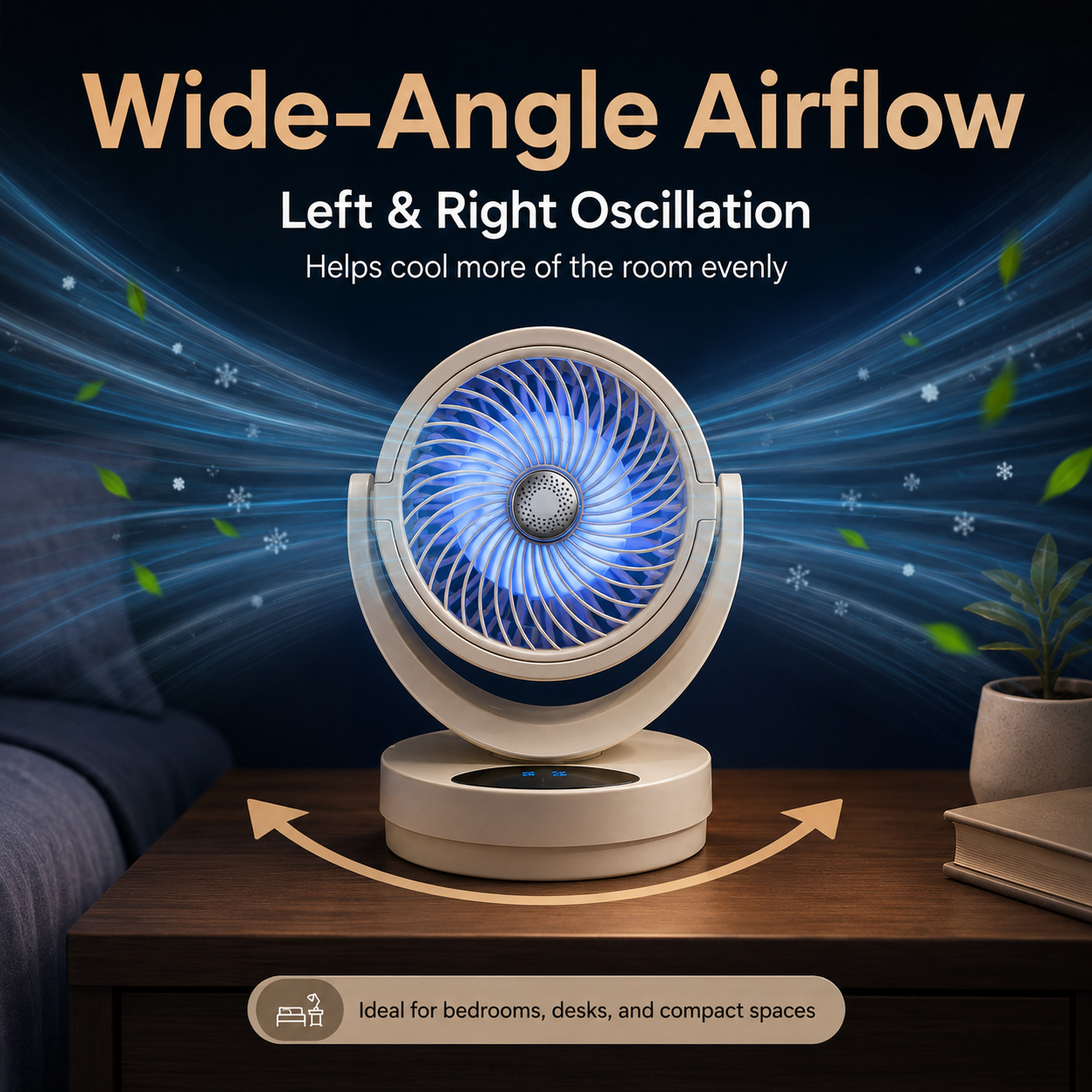Rowanro Outdoor Table Fan