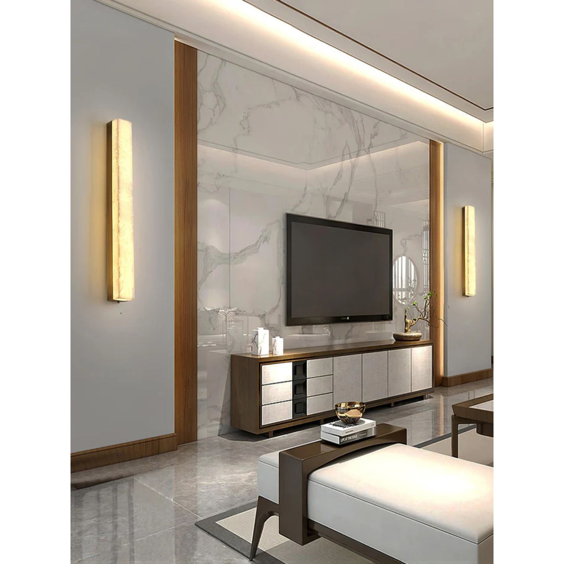 Lureya Alabaster Wall Light