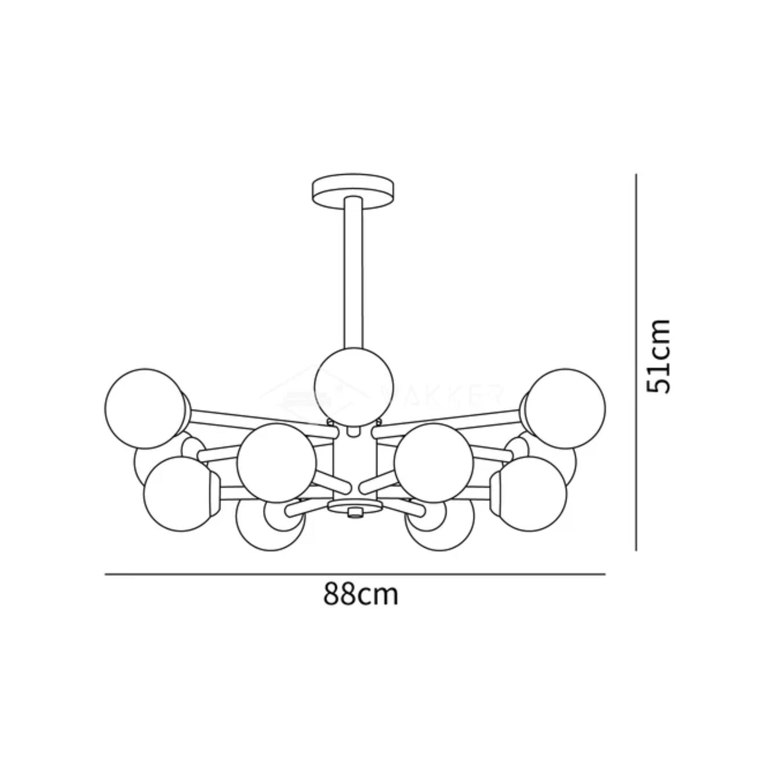 Komaze Ceiling Light