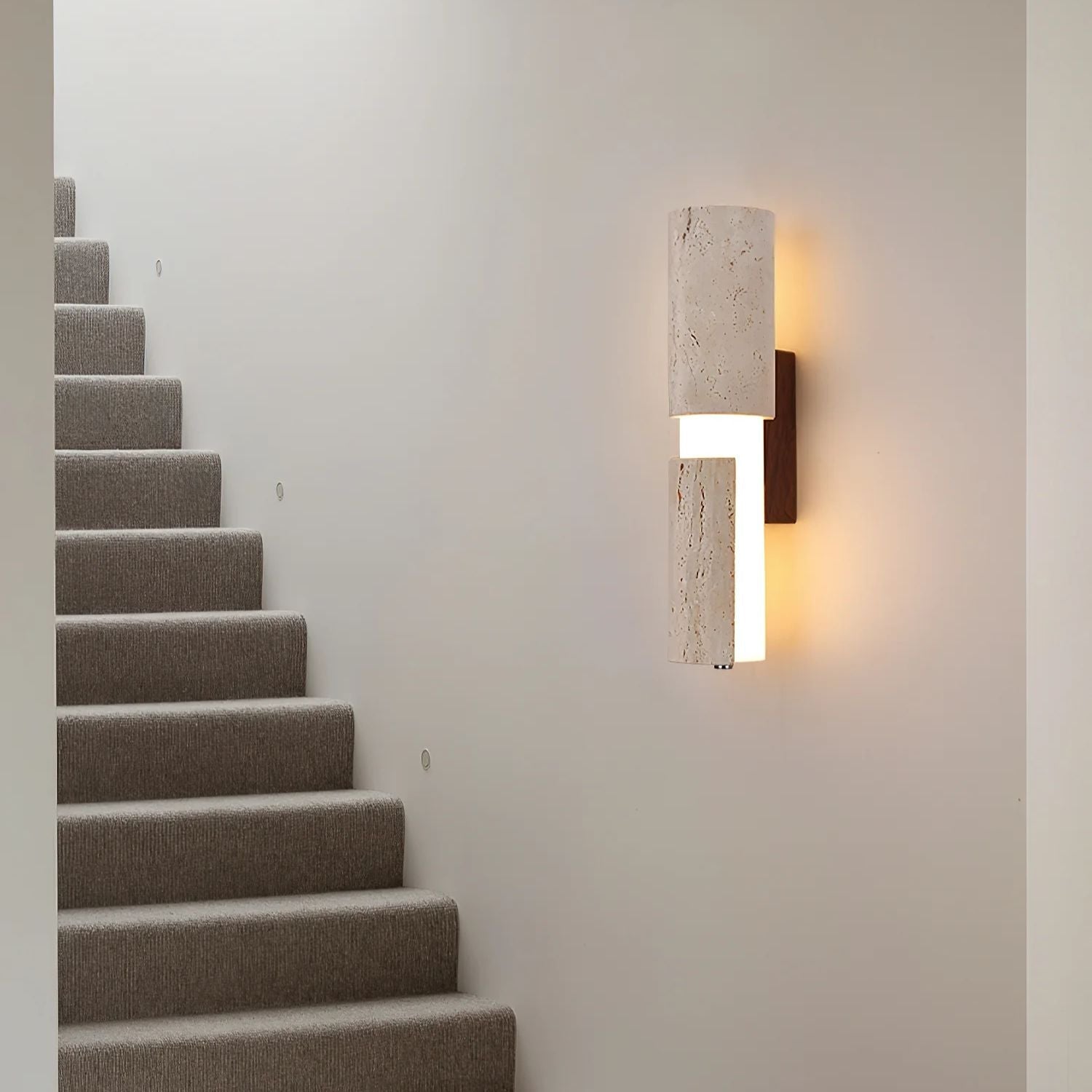 Kelmos Natural Stone Wall Light