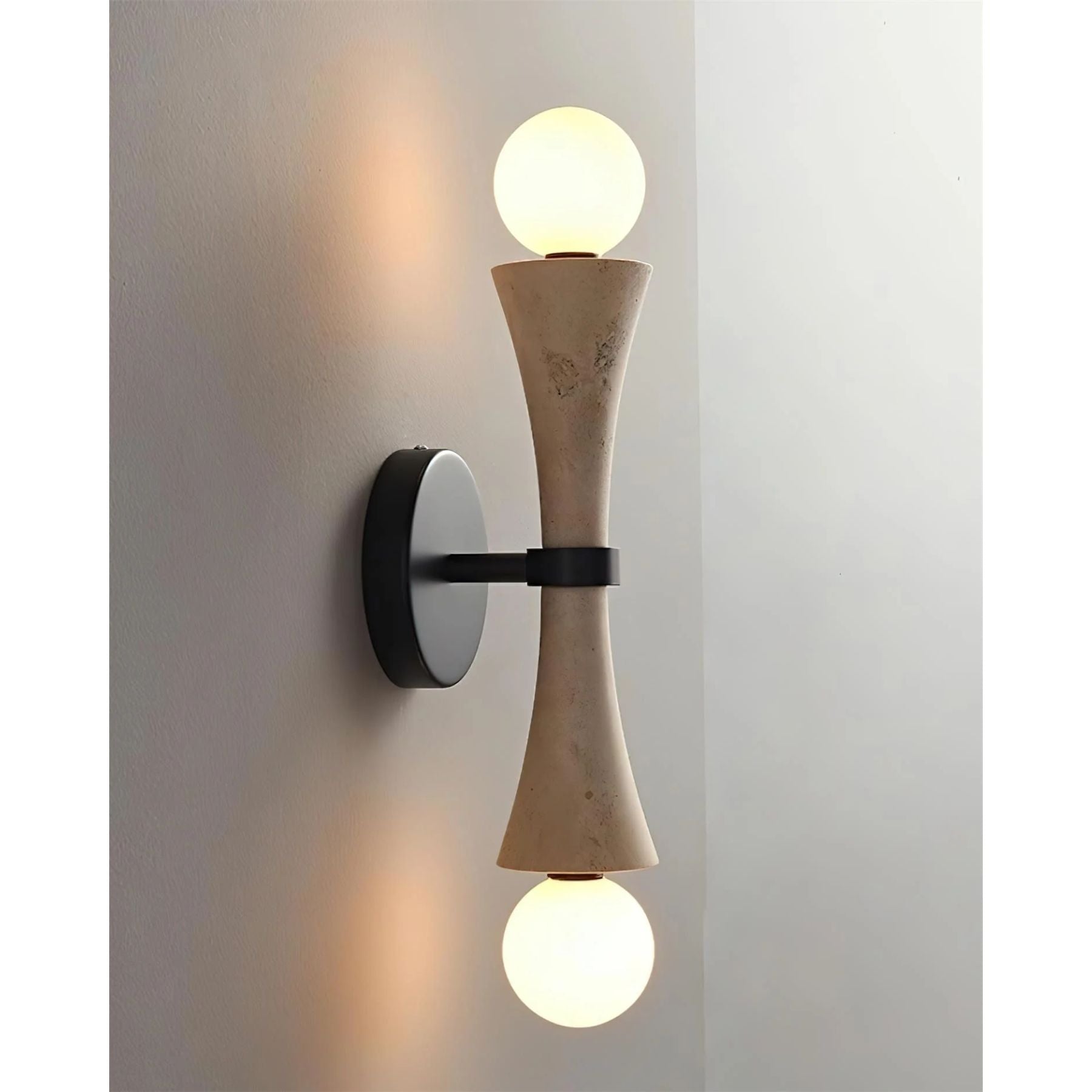 Keyta Natural Stone Wall Light