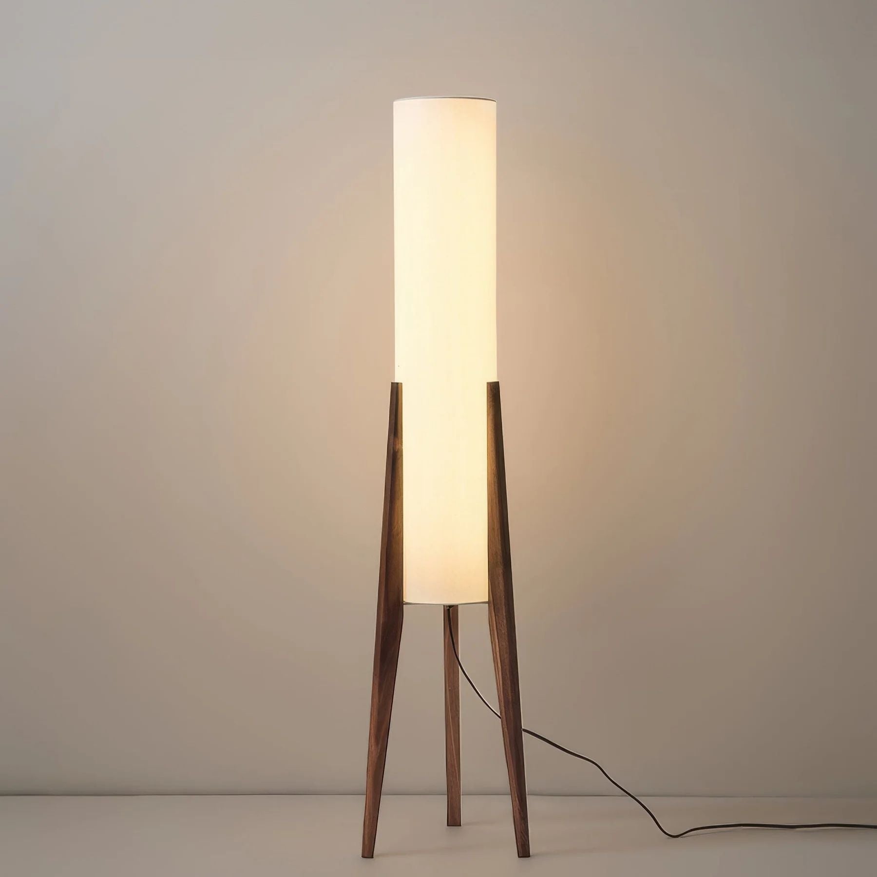 Maleso Wooden Floor Lamp