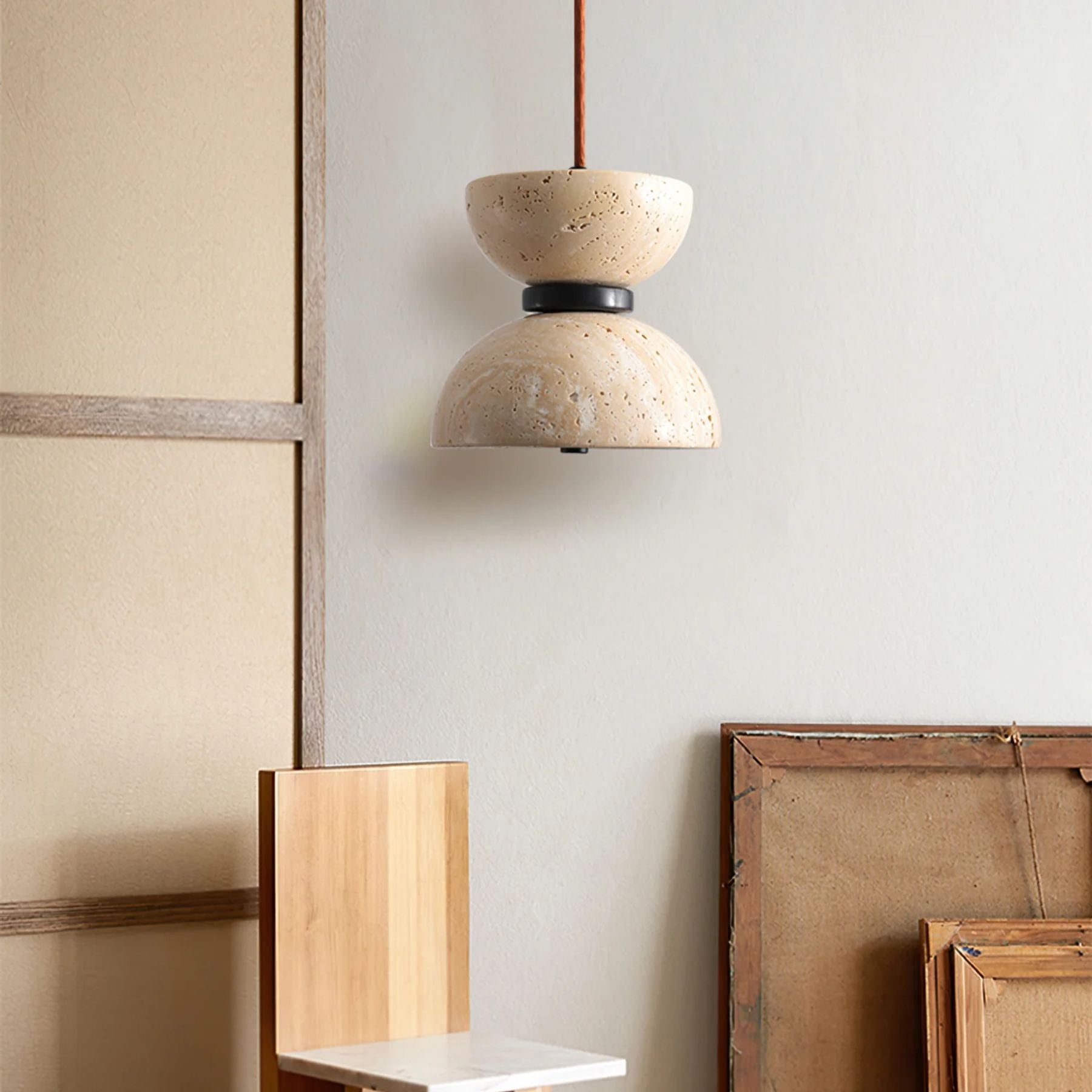 Jeleva Travertine Pendant Light