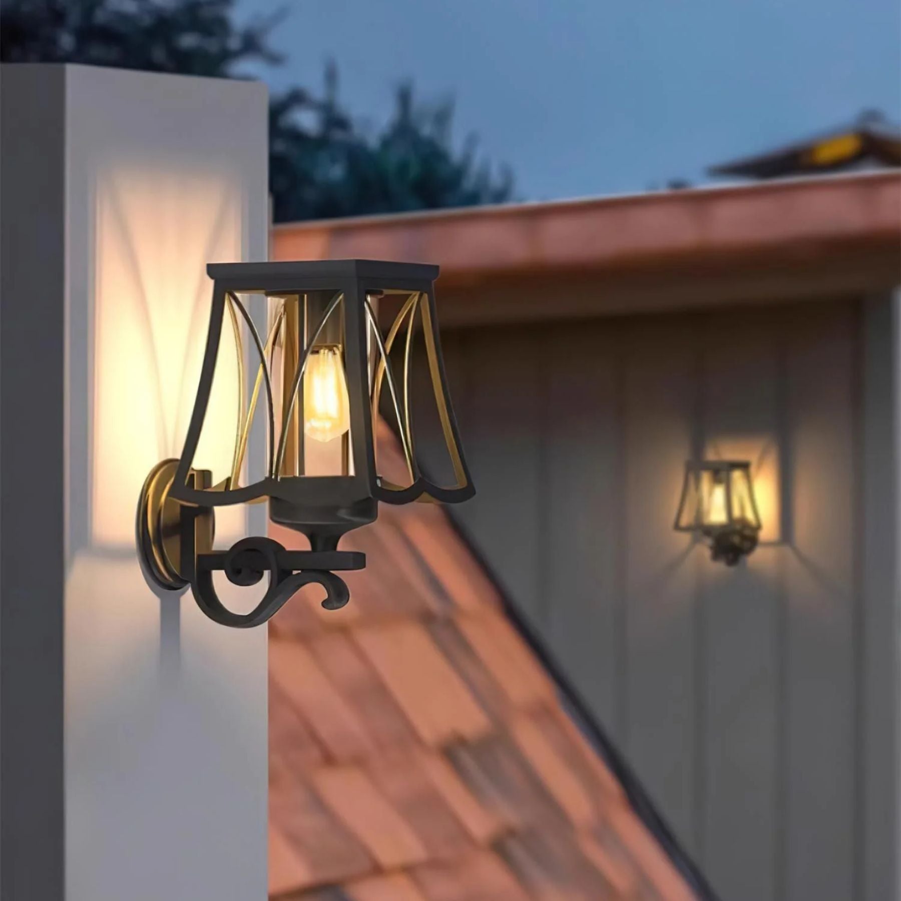 Loves Outdoor Lantern Wall Light
