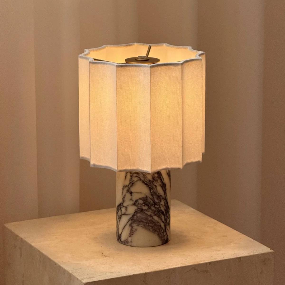 Orvinna Marble Table Lamp