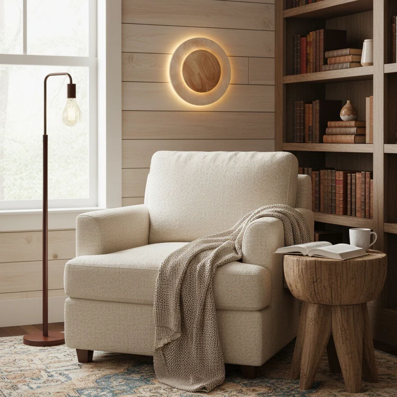 Celazo Natural Stone Wall Light