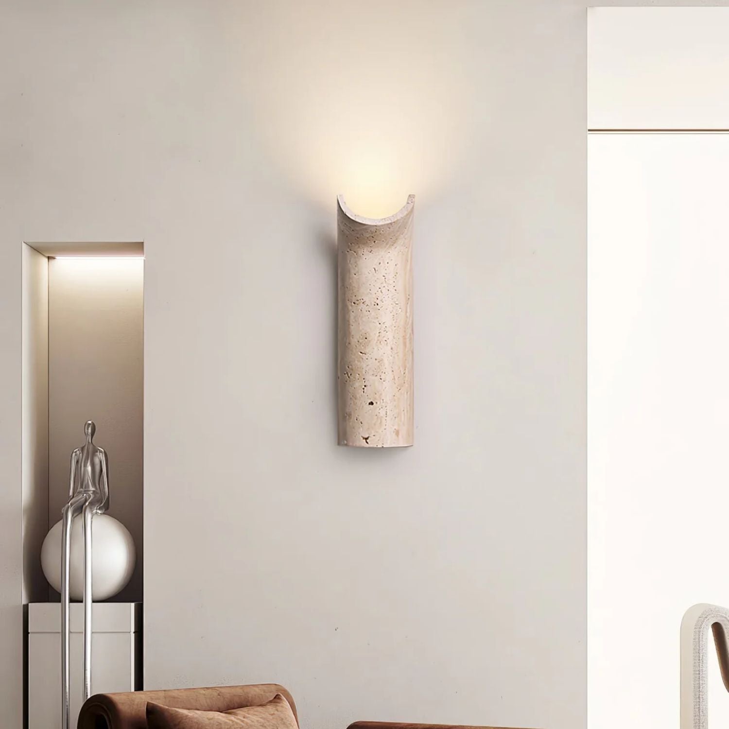 Coferis Natural Stone Wall Light