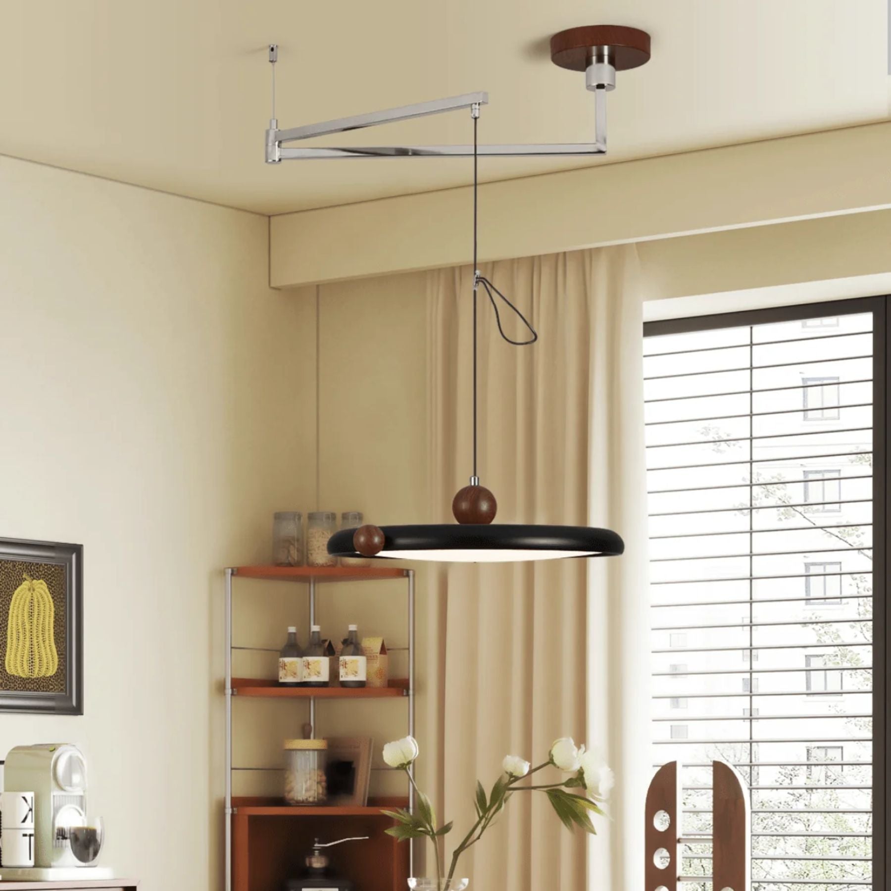 Ember Swing Arm Pendant Light