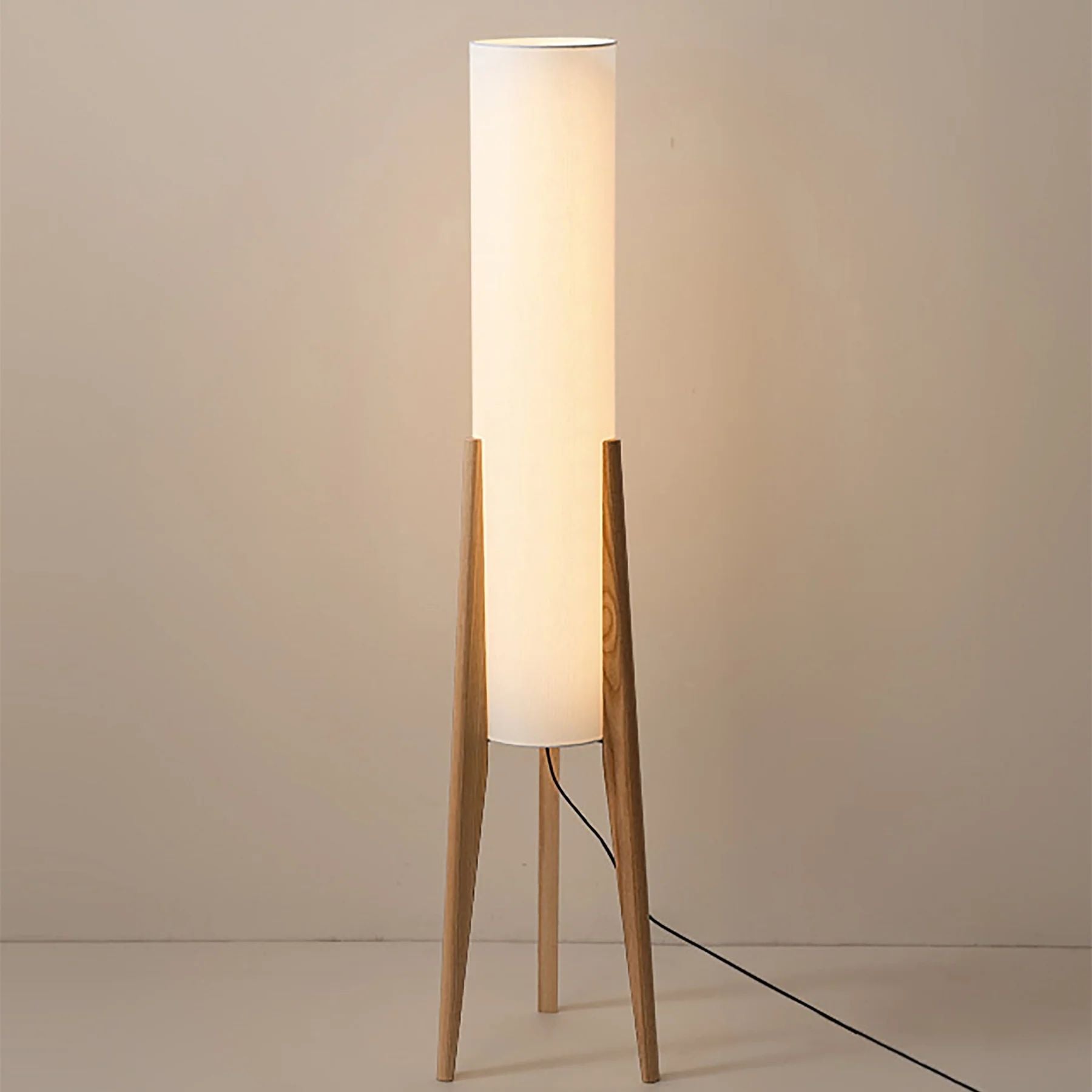 Maleso Wooden Floor Lamp